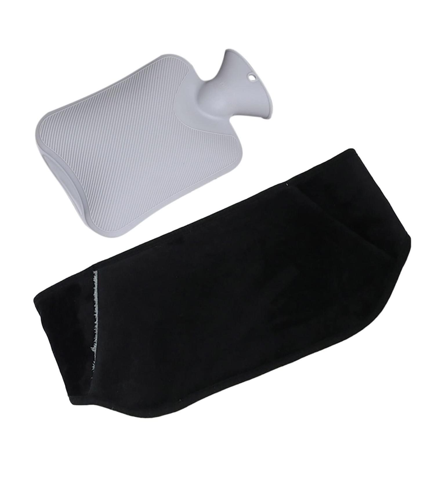 MAIES Hot Water Bottles with Plush Waist Cover | Winter Warmth & Pain Relief | International Shipping Available - Buy Online on GoSupps.com