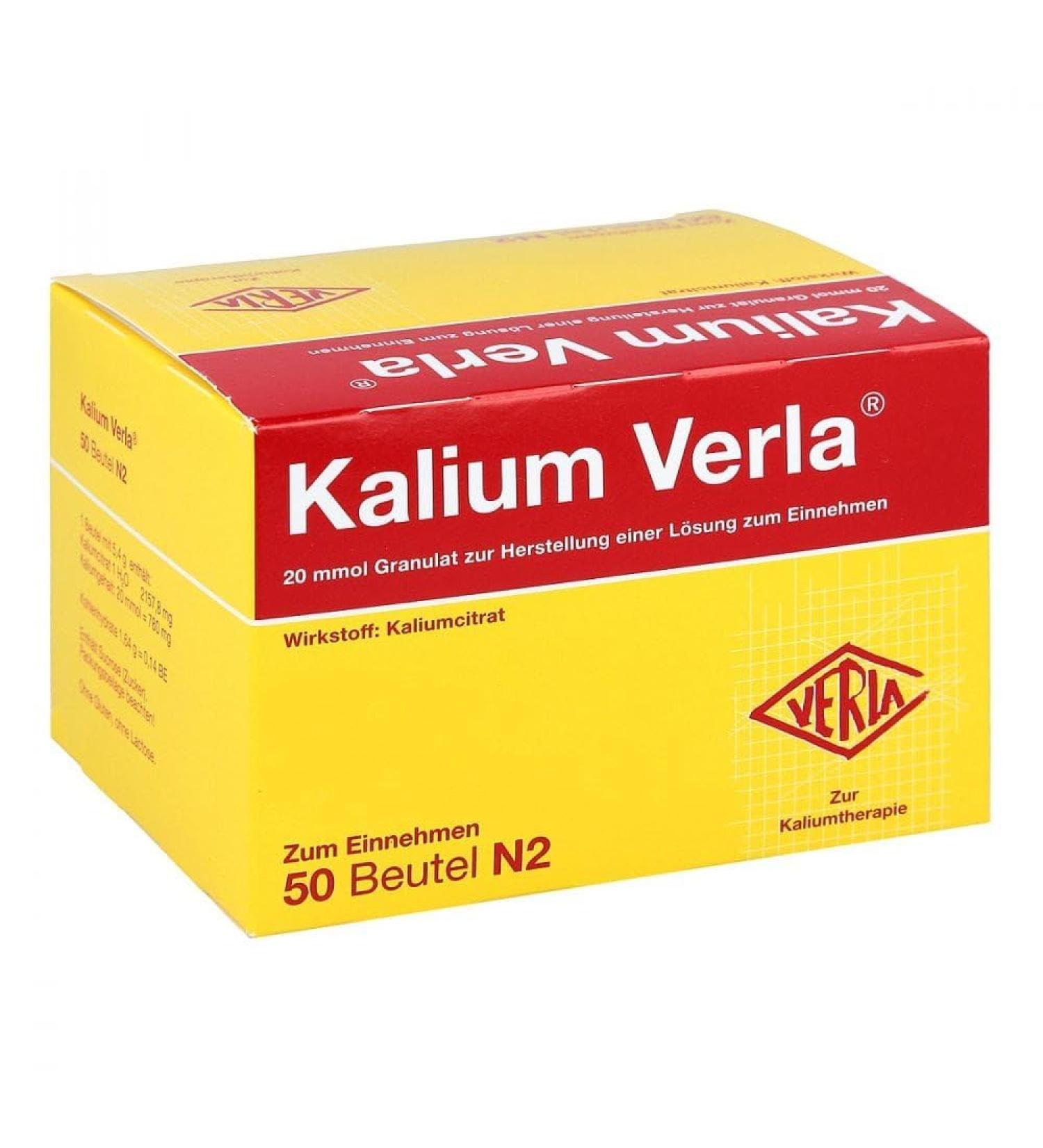 Potassium Verla Granulat 50 ST - Buy Internationally | Fast Shipping & Quality Supplement - Buy Online on GoSupps.com