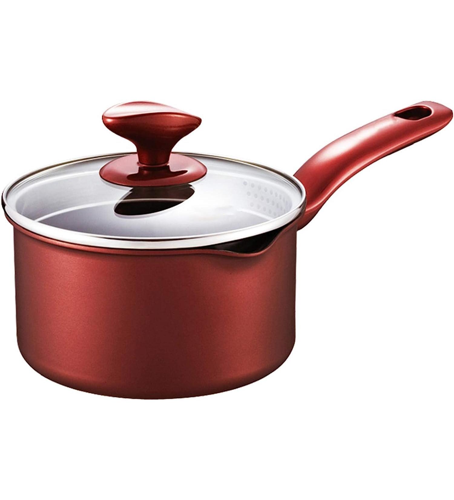 Nonstick Milk PanMilk Pan Cooking pots Non-Stick Milk Pan Multi-Function Steamer Set for Home Kitchen with Scale Label On The Inner Wall 16cm in Diameter - Buy Online on GoSupps.com