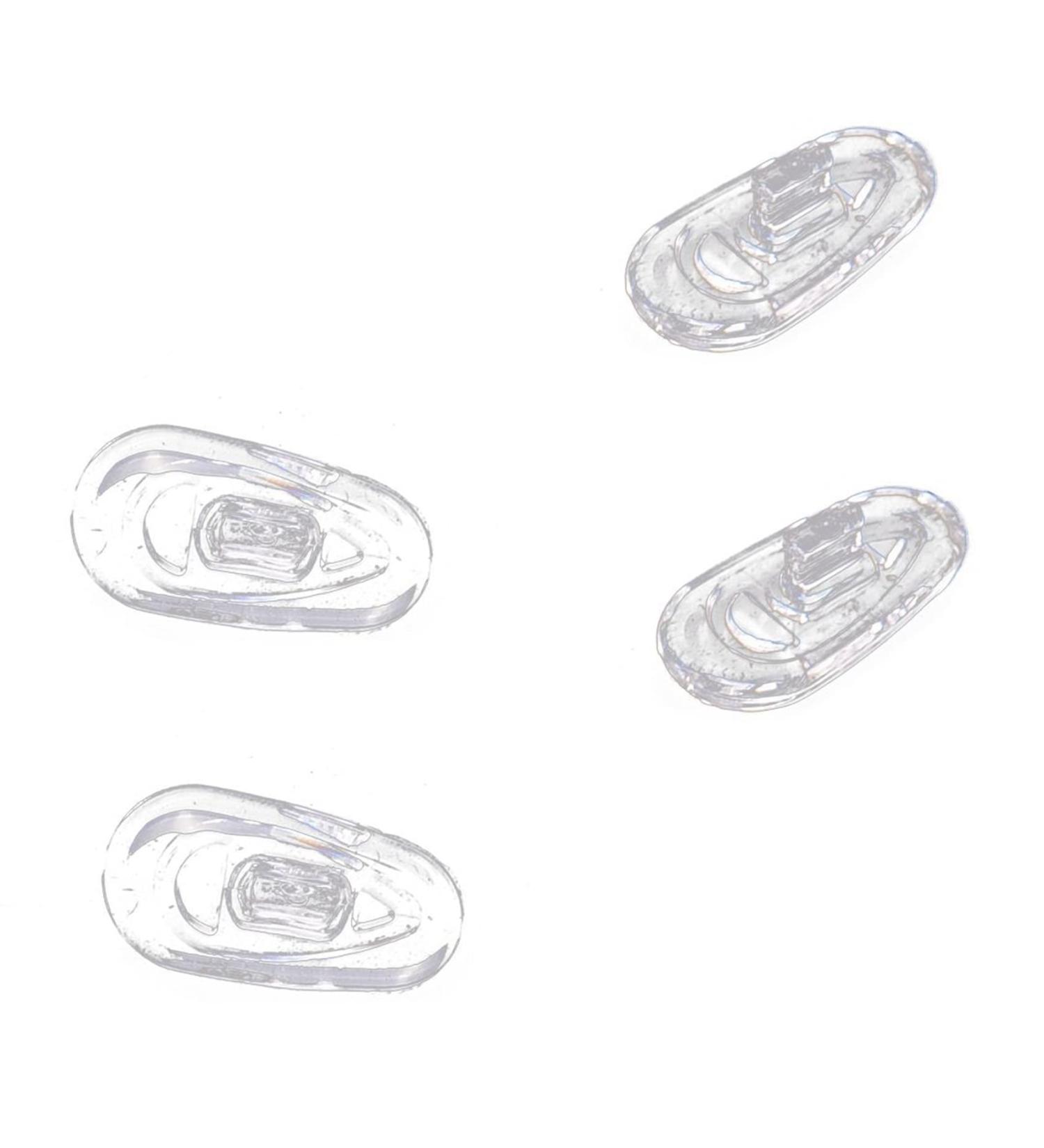 Lodokdre 50 Pairs Silicone Eyeglass Nose Pads - Comfortable Oval Print for All Eyeglasses | International Shipping Available - Buy Online on GoSupps.com