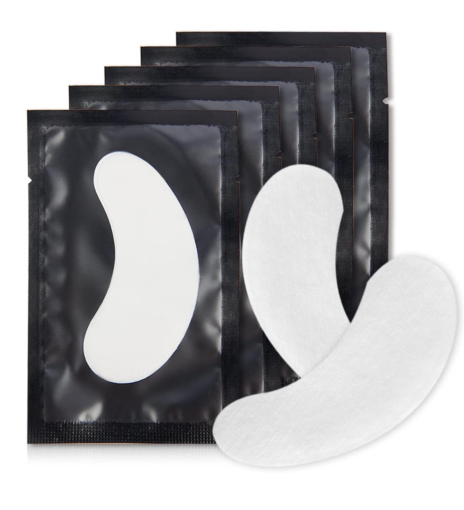 Lunamoon Eye Pads for Eyelash Extensions | 50 Pairs Black Gel Patches - Ideal for Lifting Coloring & Care - Buy Online on GoSupps.com