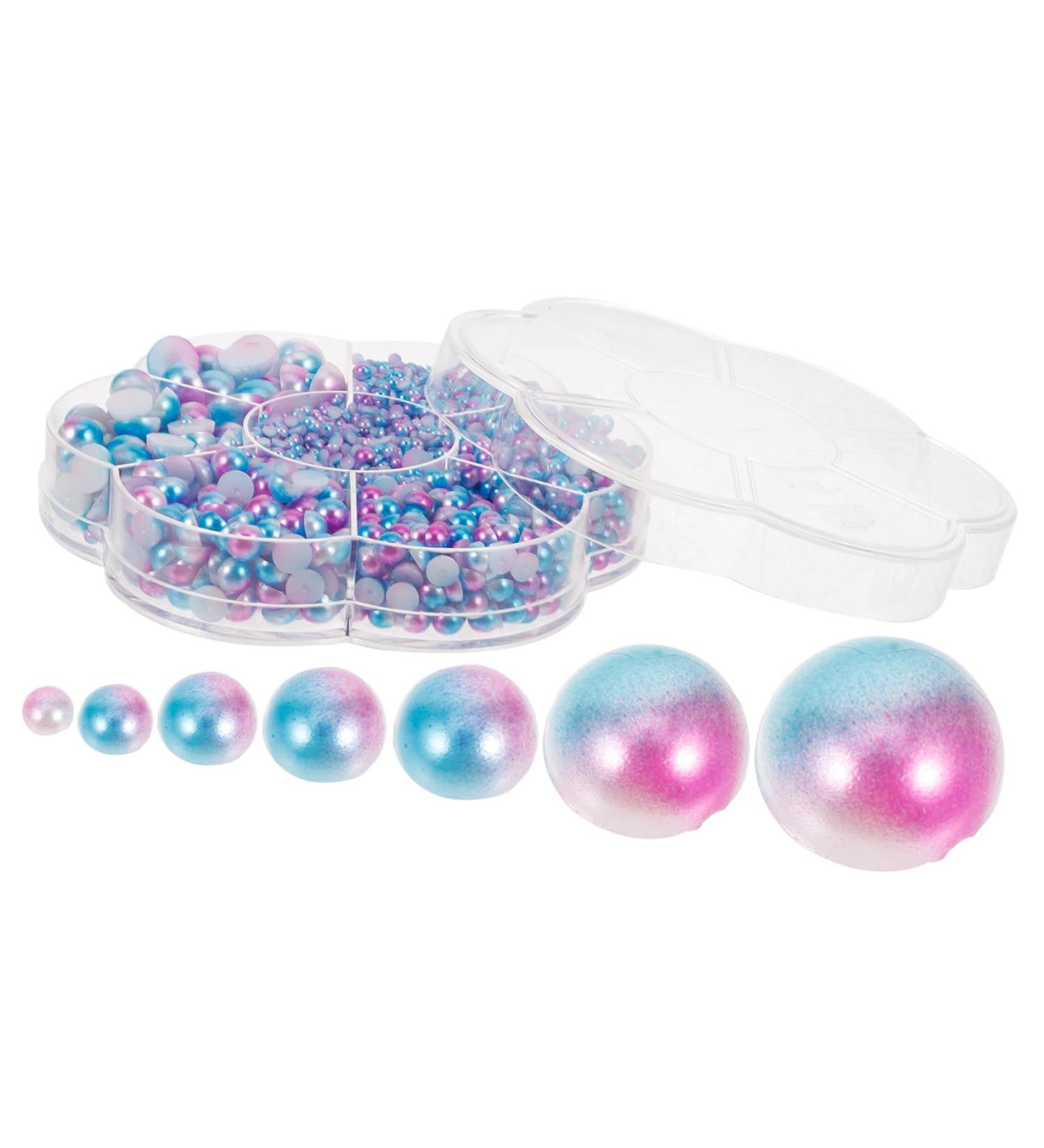 FOMIYES 1 Box Plum Blossom Nail Art Accessories Nail Decor Charm Nail Decoration Charm Nail Charms Nail Art Charms Plastic Purple Plum Bossom Pearl 10.30X10.30X2.50CM Purple - Buy Online on GoSupps.com