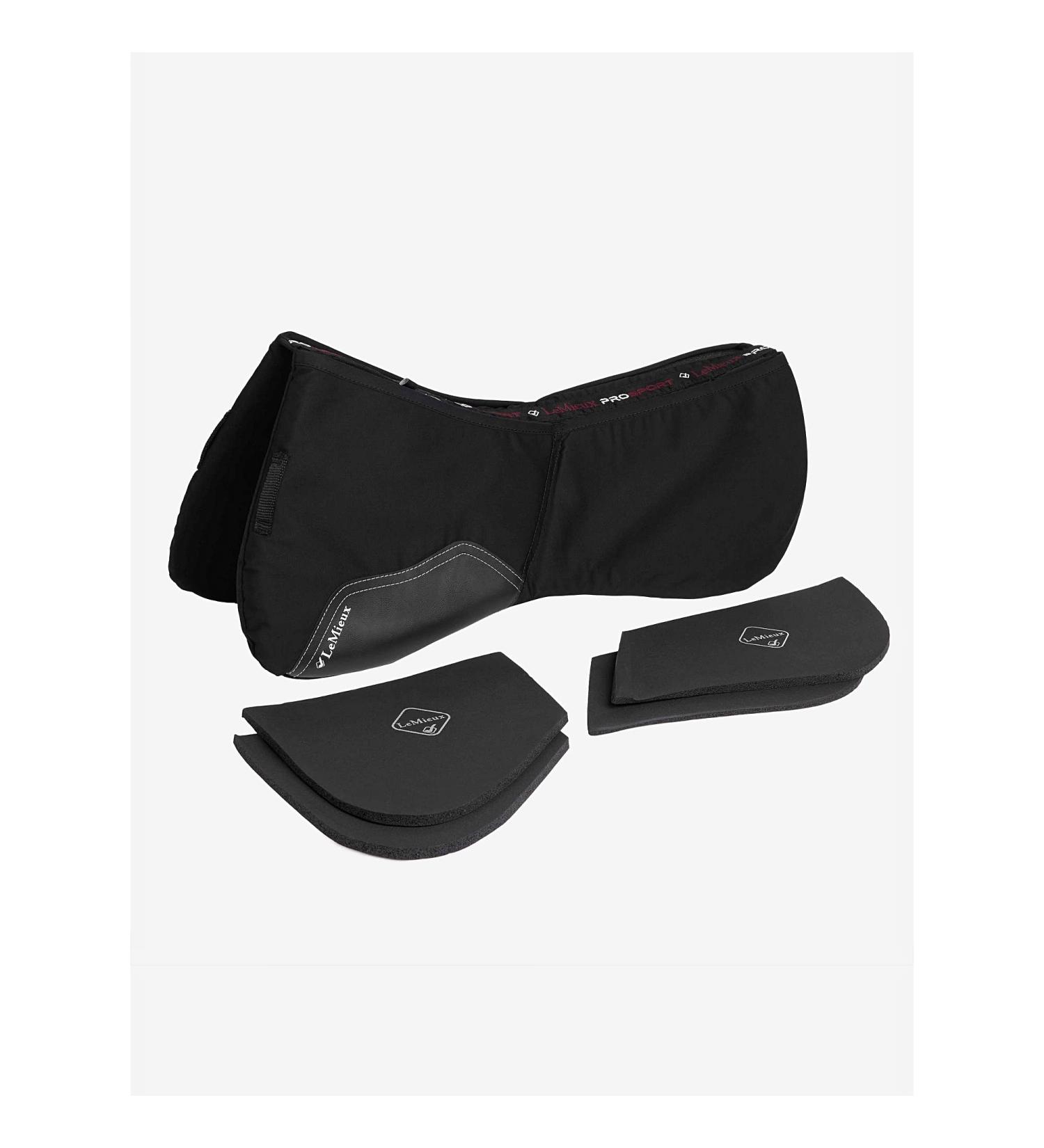 LeMieux Half Saddle Pad - Large ProSorb Black - Equestrian Horse Riding Equipment - Buy Online on GoSupps.com