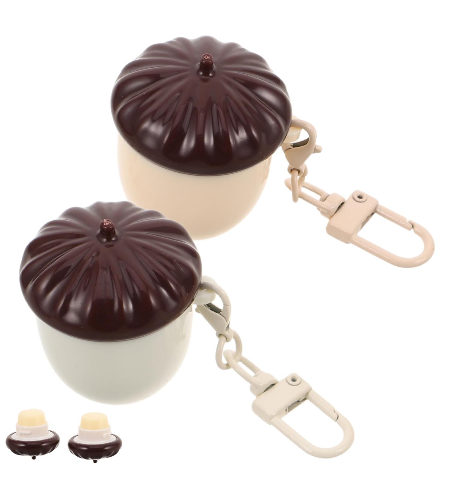  CALLARON CALLARON 2 Pieces Children's Lip Balm Moisturizing Nourishing Non-Greasy Chestnut Lip Care Compact for School Outdoor Lightweight Long-Lasting Hydration - Buy Online on GoSupps.com