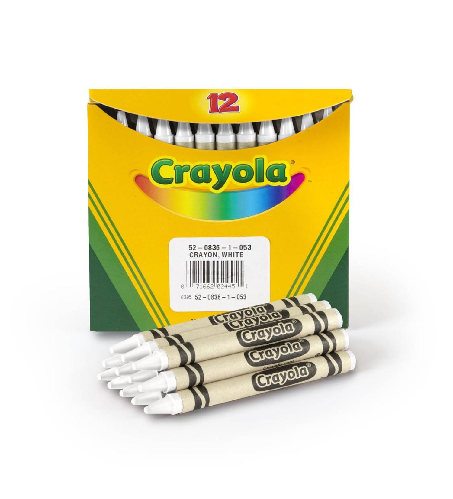 Crayola White Crayon Refill - 12 Count Bulk School Supplies - Buy Online on GoSupps.com