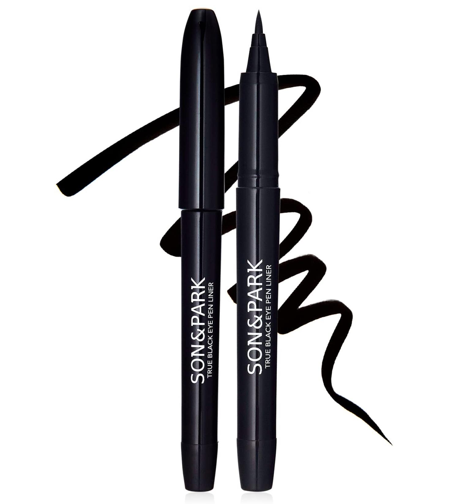 SON&PARK True Black Liquid Eyeliner | Precise Felt Tip | 24hr Smudge Proof | Quick Drying | Satin Finish | Korean Makeup - Buy Online on GoSupps.com