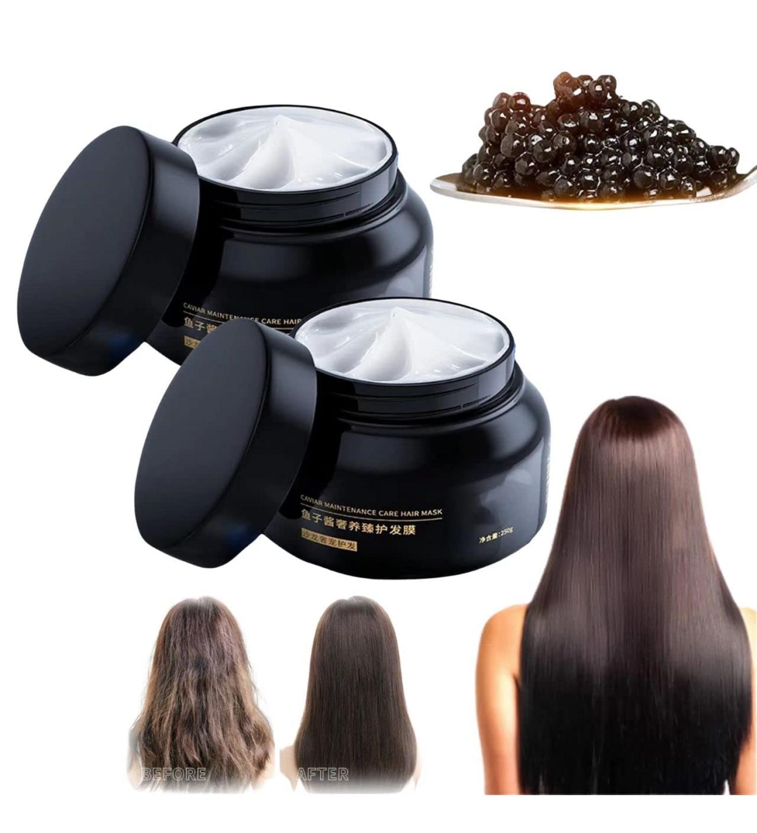 LORSER 2PCS-2023 New Caviar Hair Mask 250g - Improve Black Caviar Hair Loss - Moisturizing & Softening Treatment - Buy Online on GoSupps.com