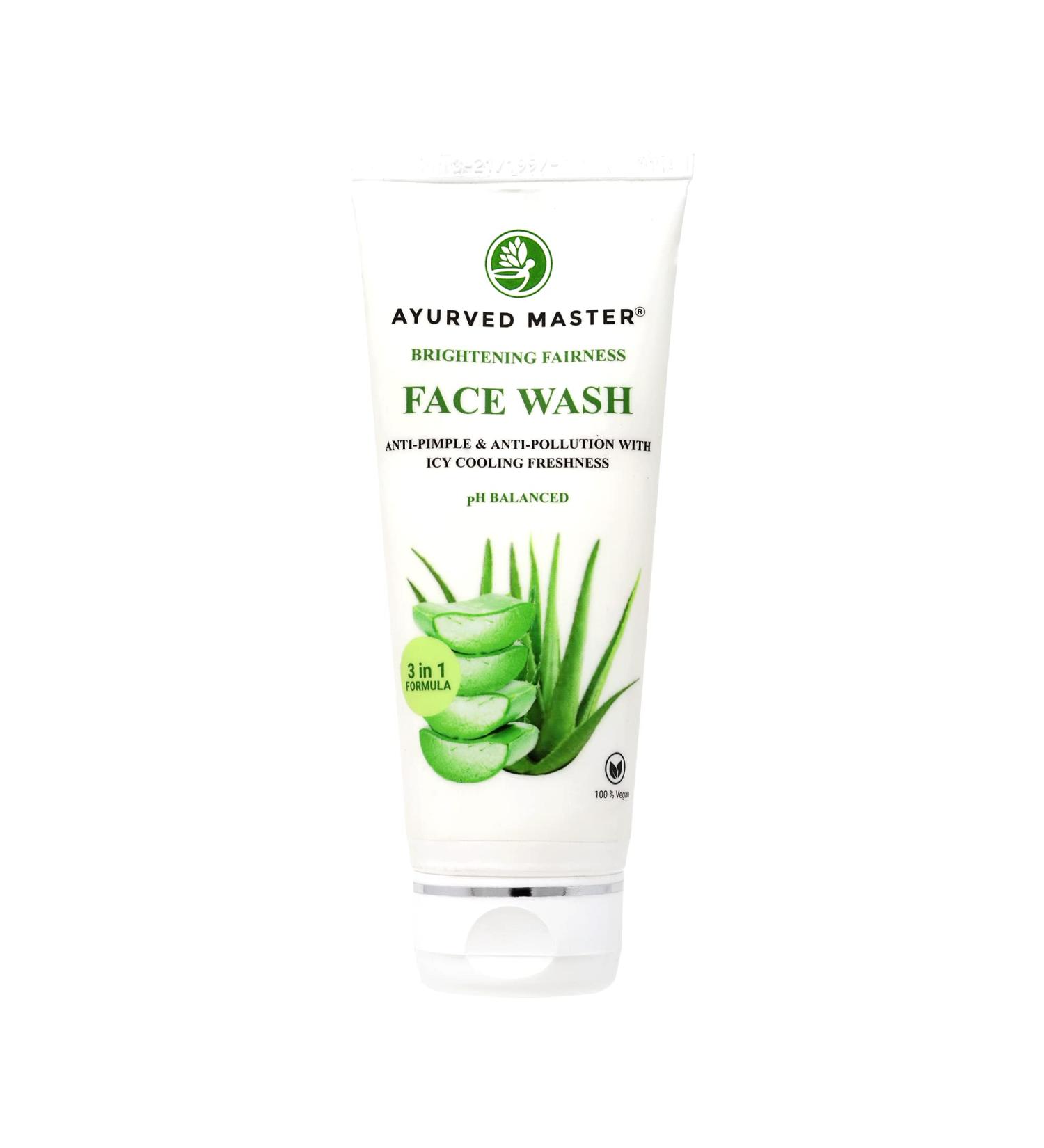 Buy Anti Pimple & Anti Pollution Brightening Face Wash - Icy Cool Freshness | Small Size - Buy Online on GoSupps.com