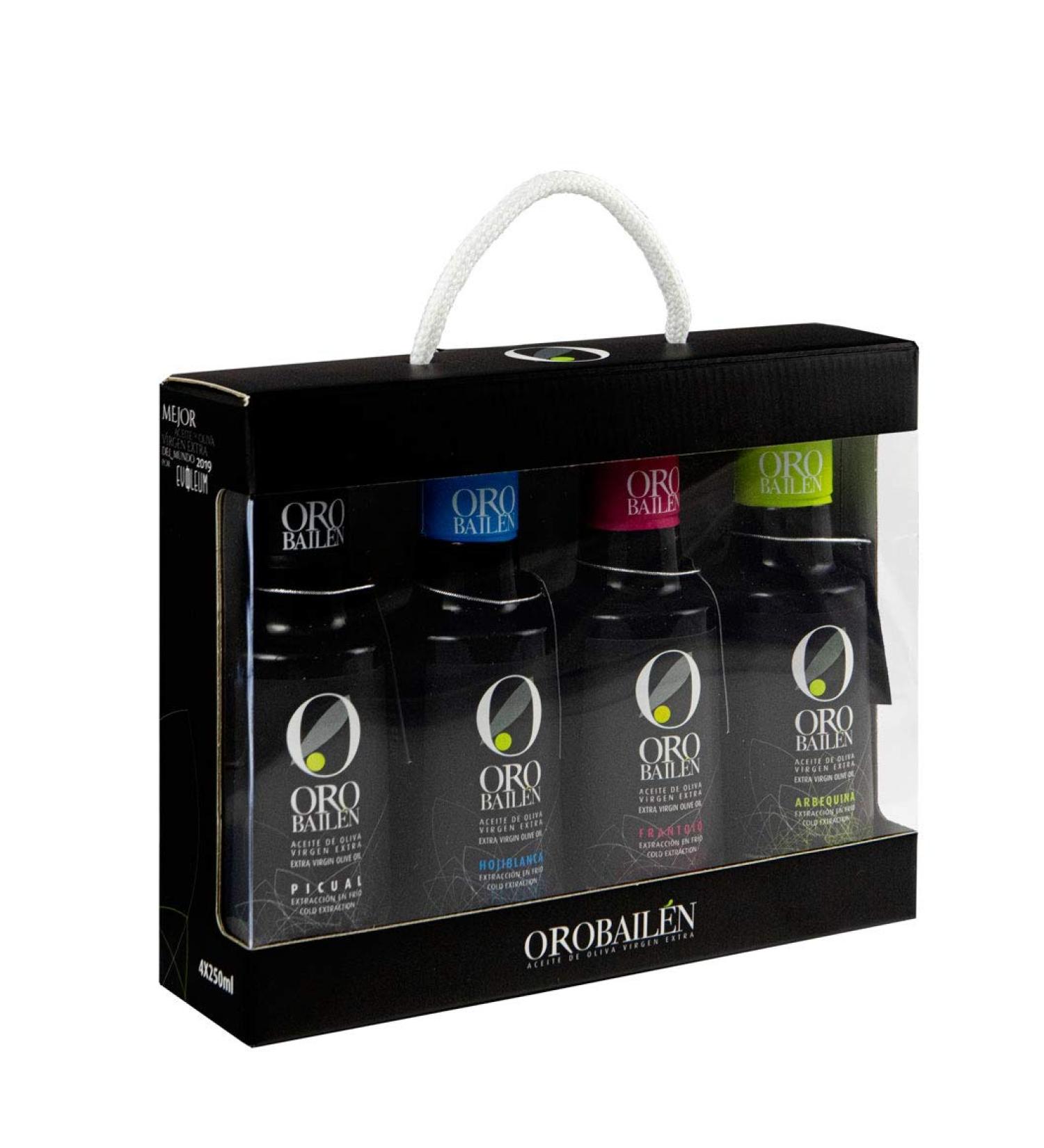 Oro Bail n - Caisse de 4 vari t s de bouteilles 250 ml