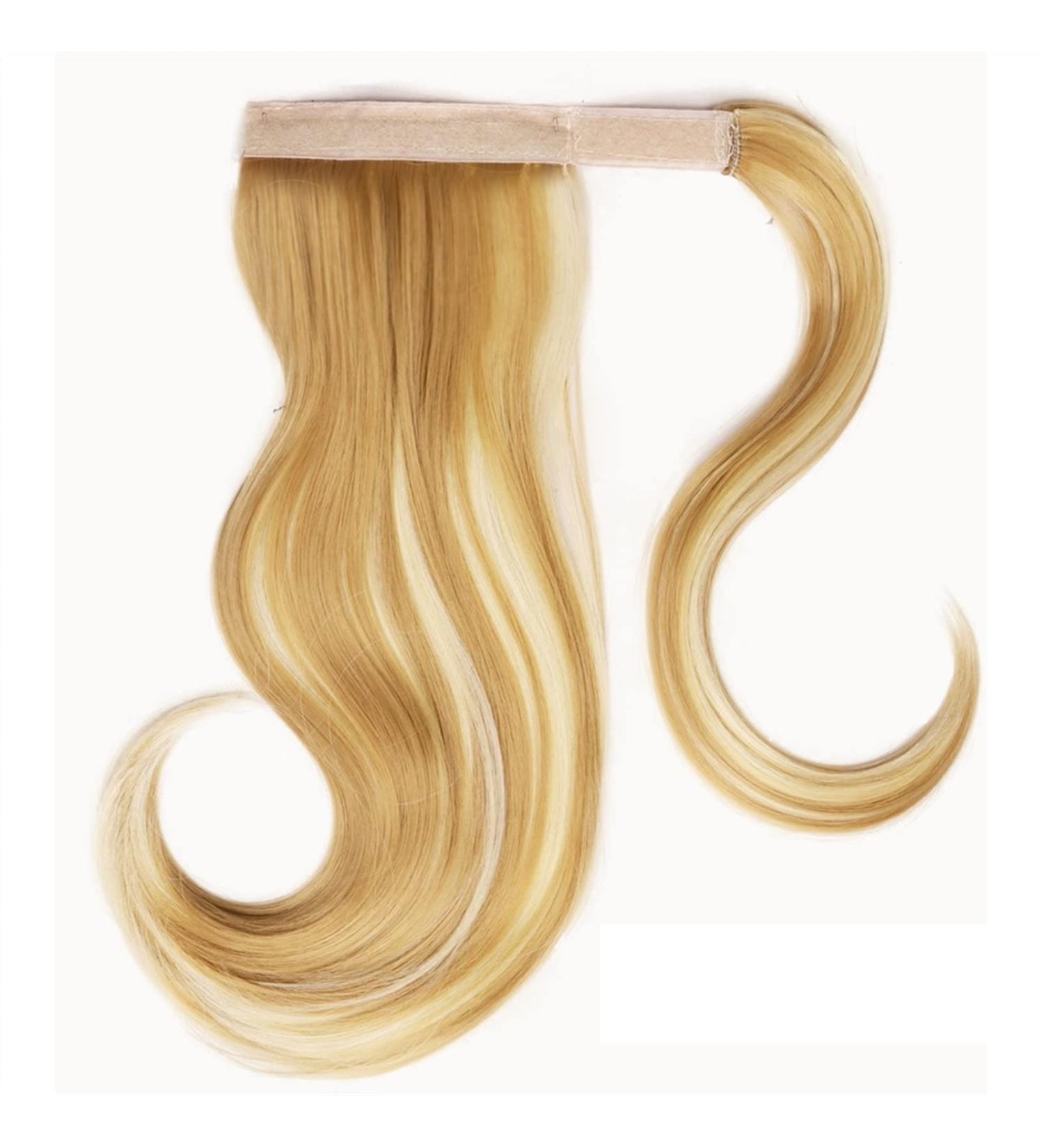 Ponytail Extension Bounce Wraparound Ponytail Hair Pieces Straight Hair Extensions with Combs Warp Ponytails for Women Synthetic Ponytail Hair Extension (Color : F27-613 Size : 18inches) 18inches F27-613 - Buy Online on GoSupps.com
