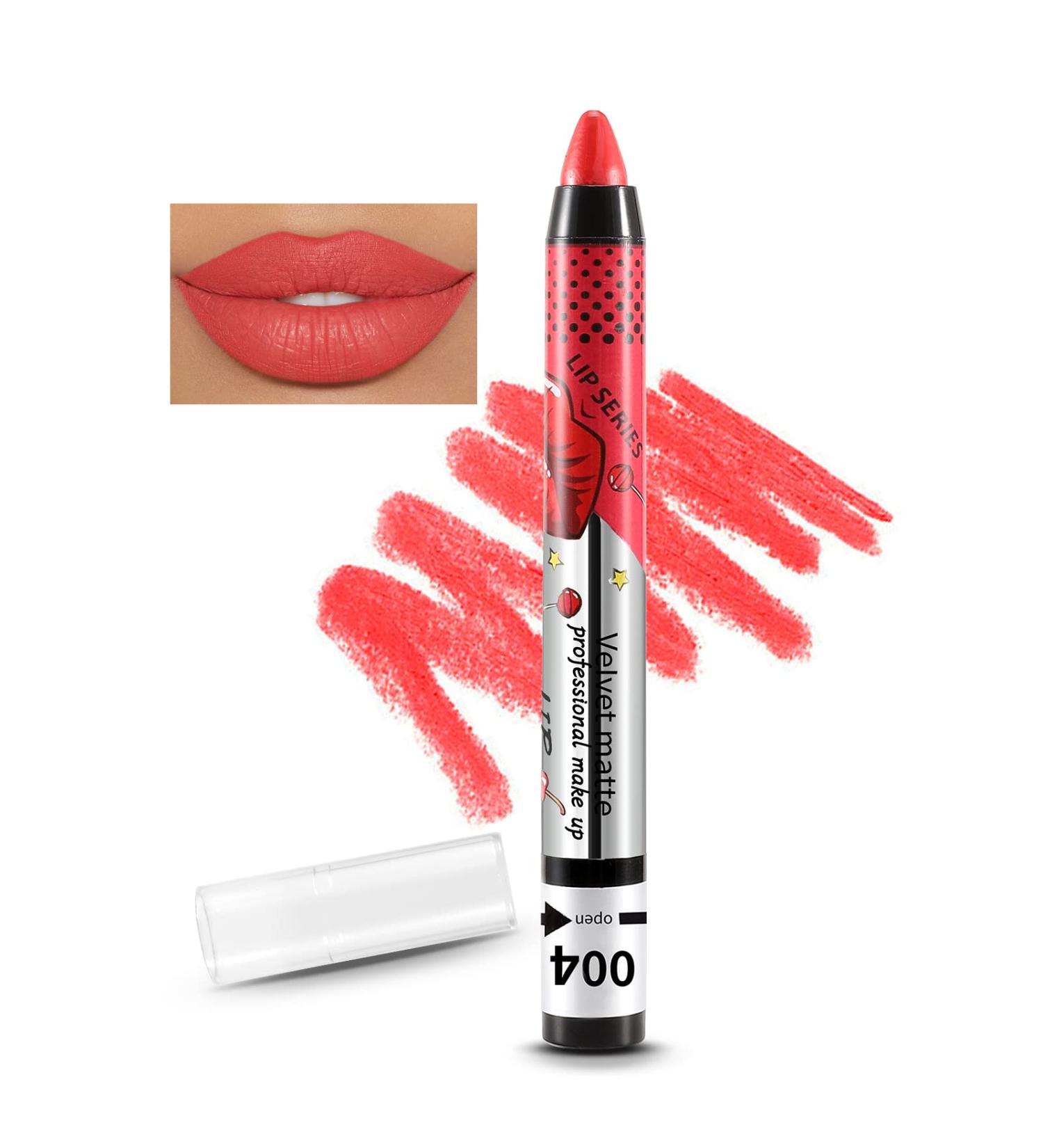 Boobeen Nude Matte Lip Liner Pencil - Velvety Creamy, High Pigment, Waterproof Lip Crayon for Women - C-04 - Buy Online on GoSupps.com