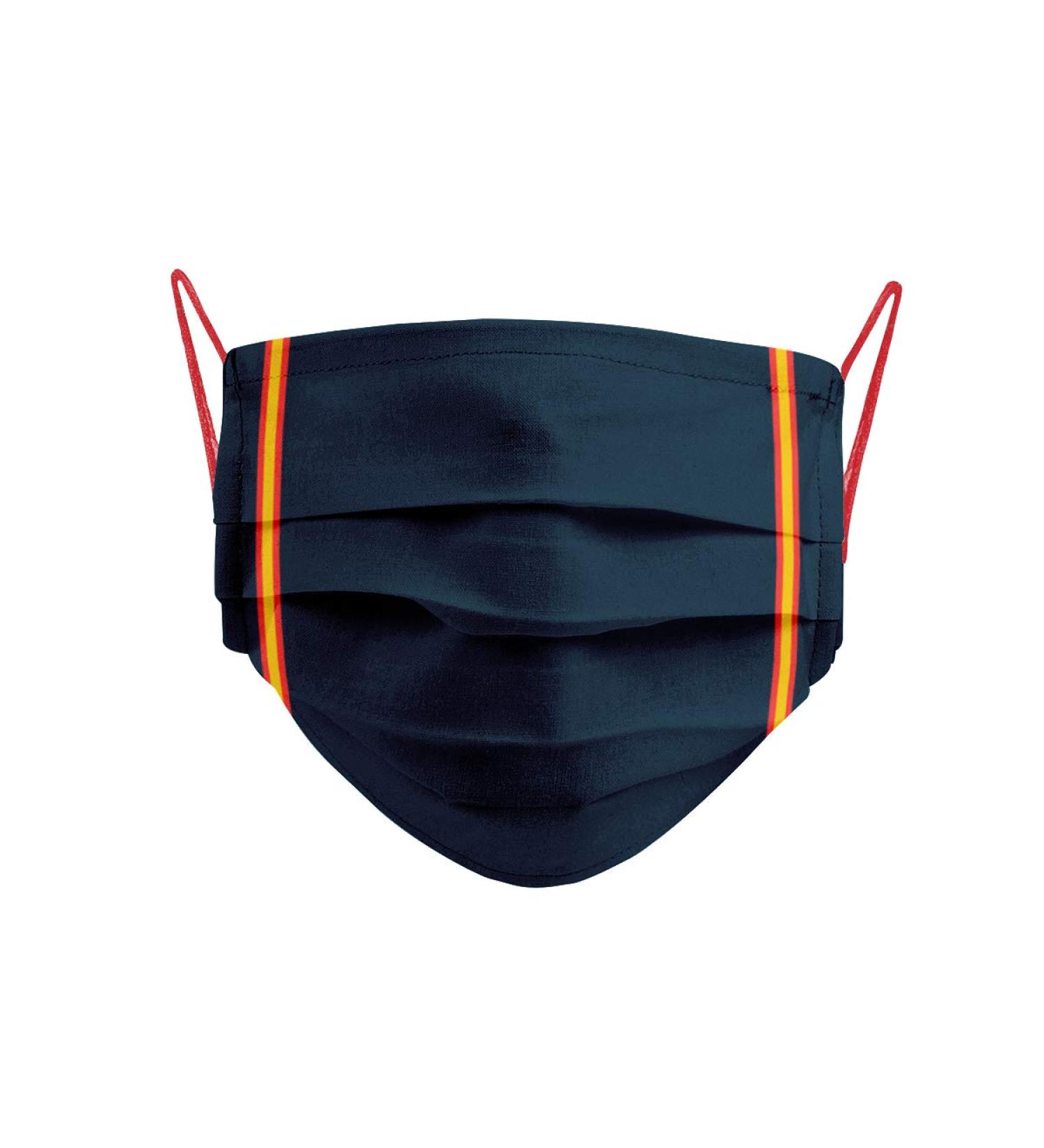 Shop Cencibel Smart Casual Mask | Spanish Flag Design & Red Elastic Bands - International Shipping Available - Buy Online on GoSupps.com