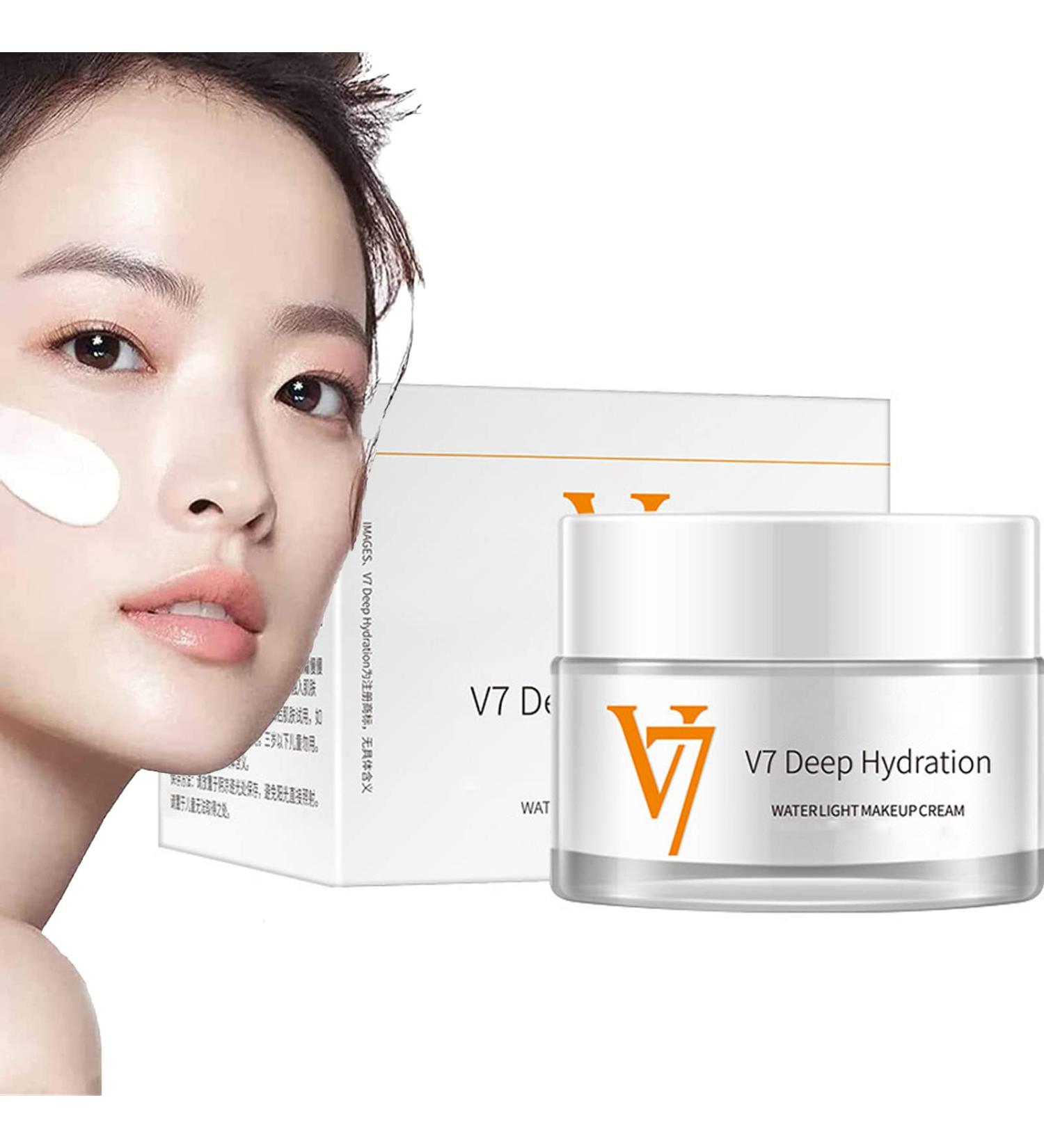 V7 Deep Hydration Moisturizing Tone-up Cream for All Skin Types - Face Moisturizer and Makeup Primer - Buy Online on GoSupps.com