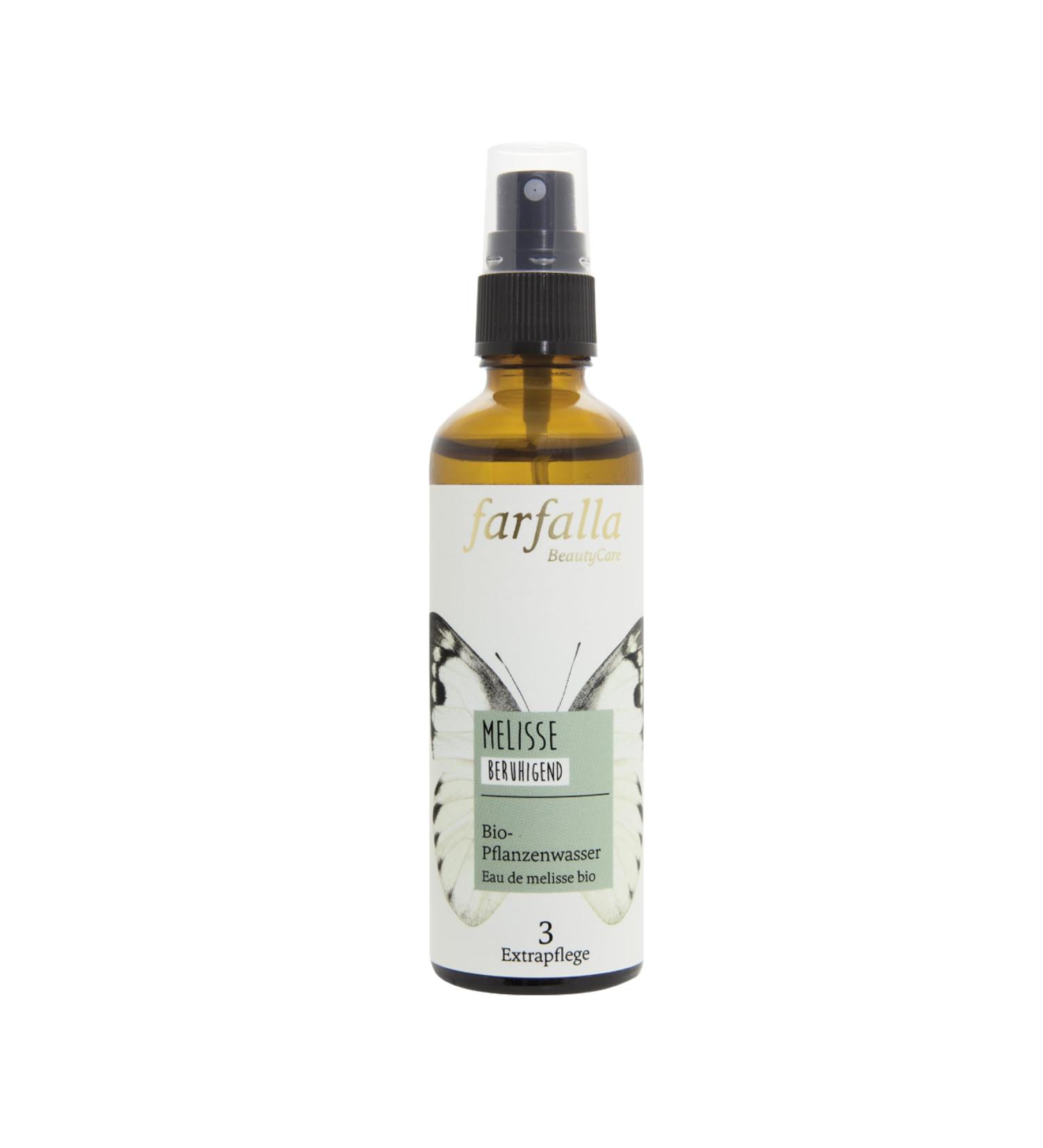  farfalla Farfalla Organic Lemon Balm Plant Water - Soothing Hydrosol 75ml - Grand Cru Essential Oil with Lemon Balm - Refreshing and Soothing - Ideal for Aromatherapy - Buy Online on GoSupps.com