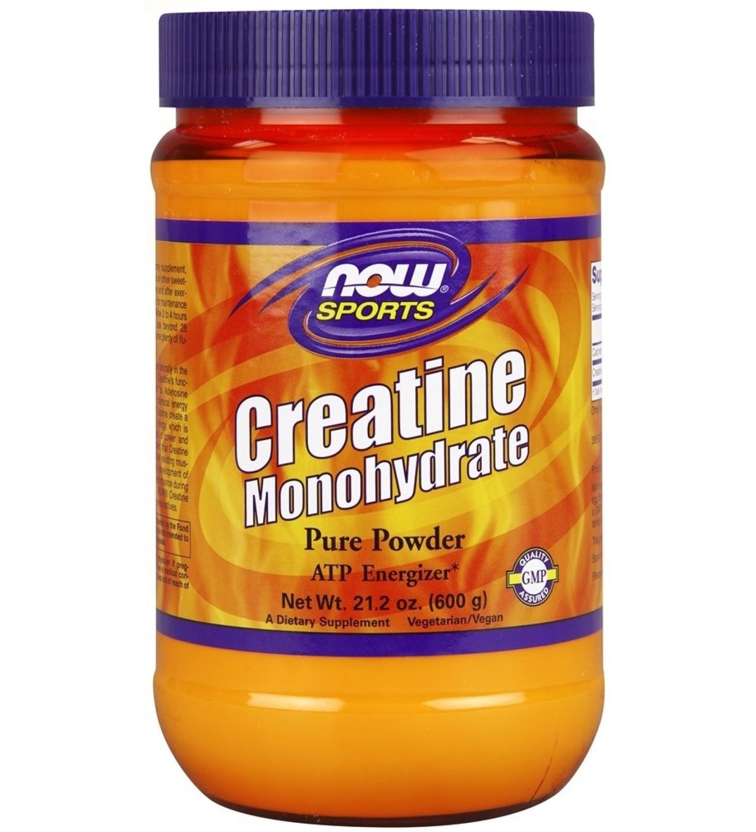 Creatine Monohydrate Powder 21.2 oz - Pure Unflavored Premium Quality for Muscle Gain and Performance - Fast International Shipping - Buy Online on GoSupps.com