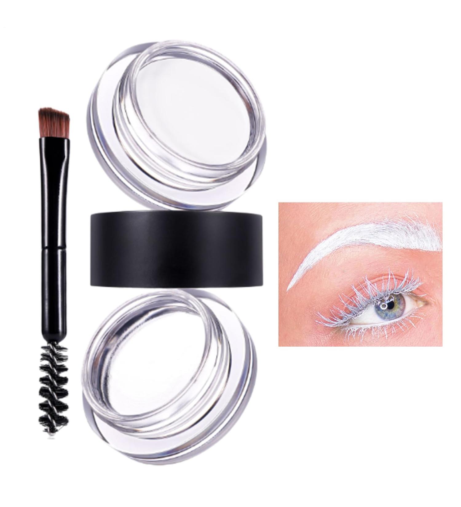 Makeup Eyebrow Cream with Brush Waterproof Cosmetic for Precise Definition 1 - Buy Online on GoSupps.com