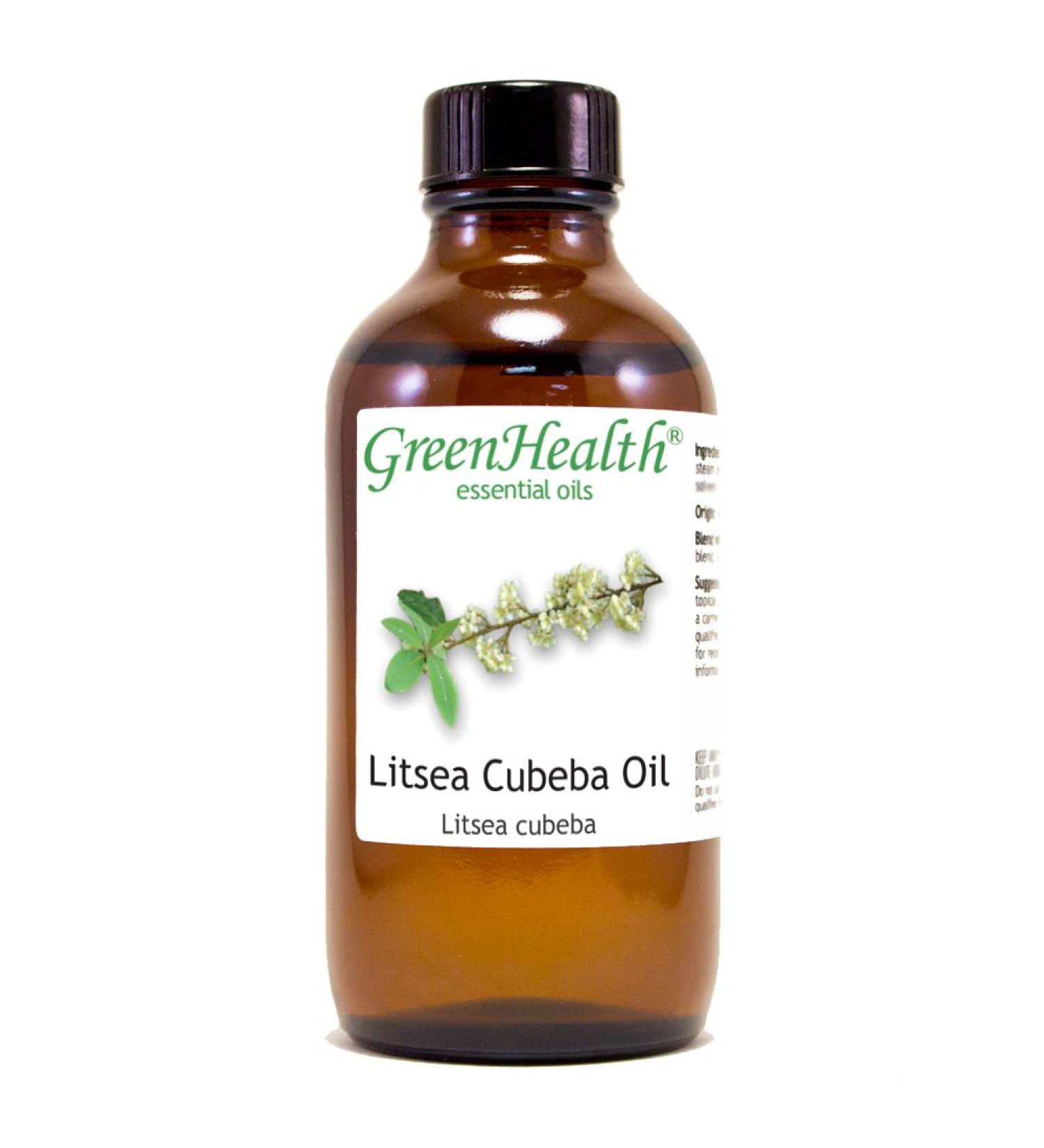 4 oz Litsea Cubeba Essential Oil (100% Pure & Uncut) - GreenHealth