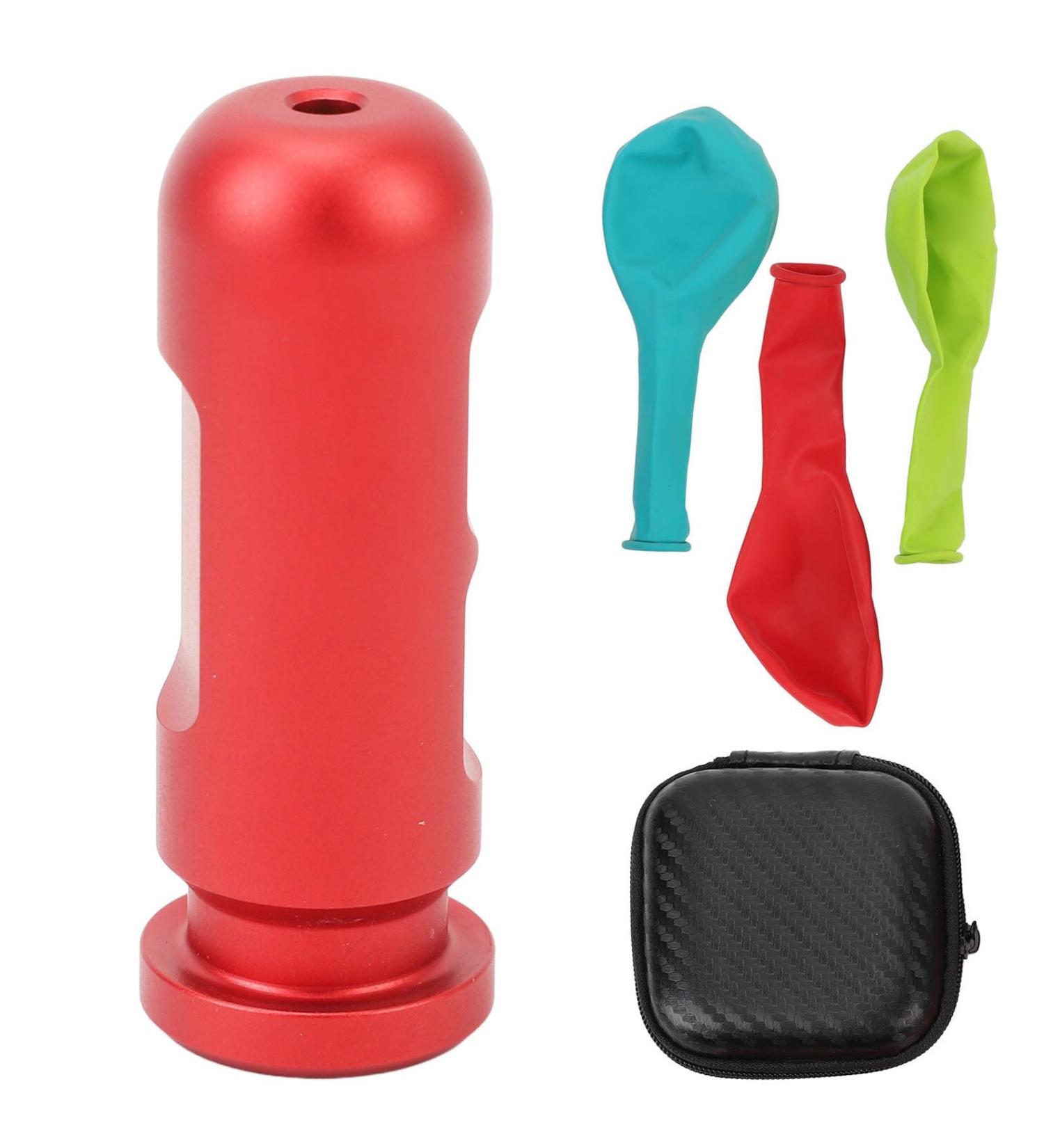 Buy Aluminum Alloy Ear Equalization Training Tool with 3 Balloons - Red | Ideal for Snorkeling & Diving Beginners - Fast International Shipping - Buy Online on GoSupps.com