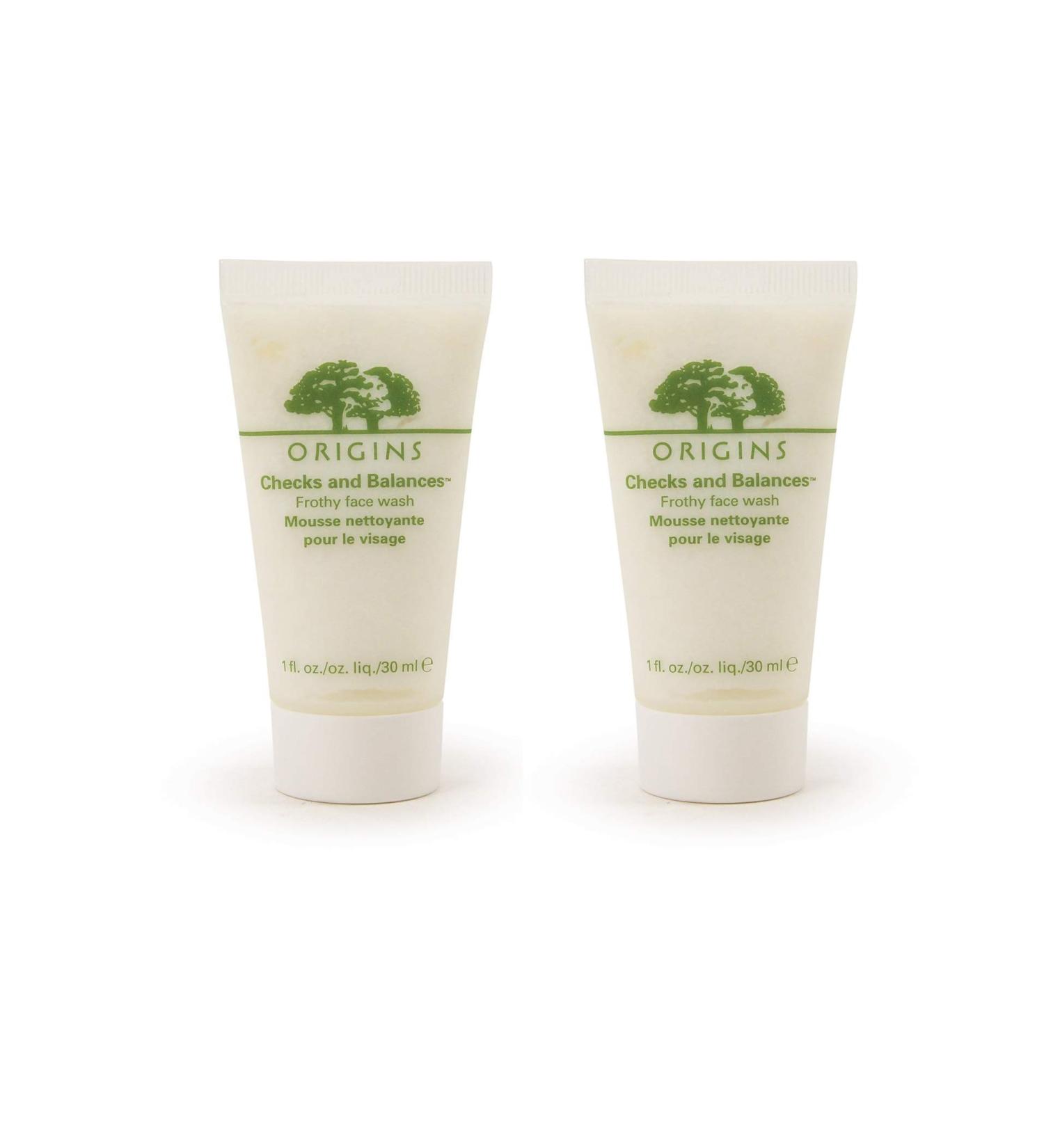 Origins Checks and Balances Frothy Face Wash 30ml2 60ml 1 Fl Oz (Pack of 2)