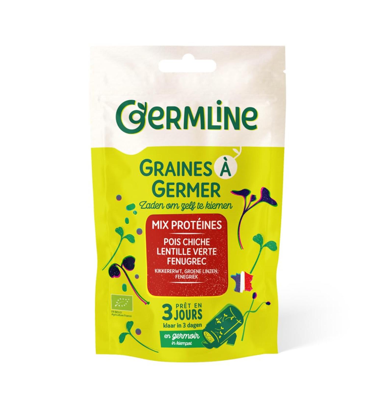 Germ'line - Graines Mix Prot ines Bio 200G - Lot De 2