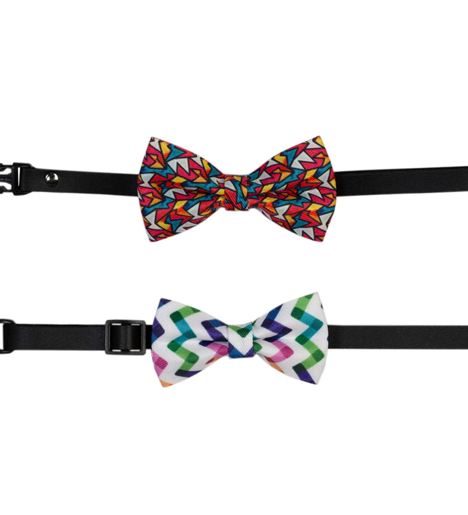 Buy PAWHITS 2PCS Dog Cat Bow Tie Color Butterfly Pet Collar - Cute Neck Strap Costume Accessories for Pets - Buy Online on GoSupps.com