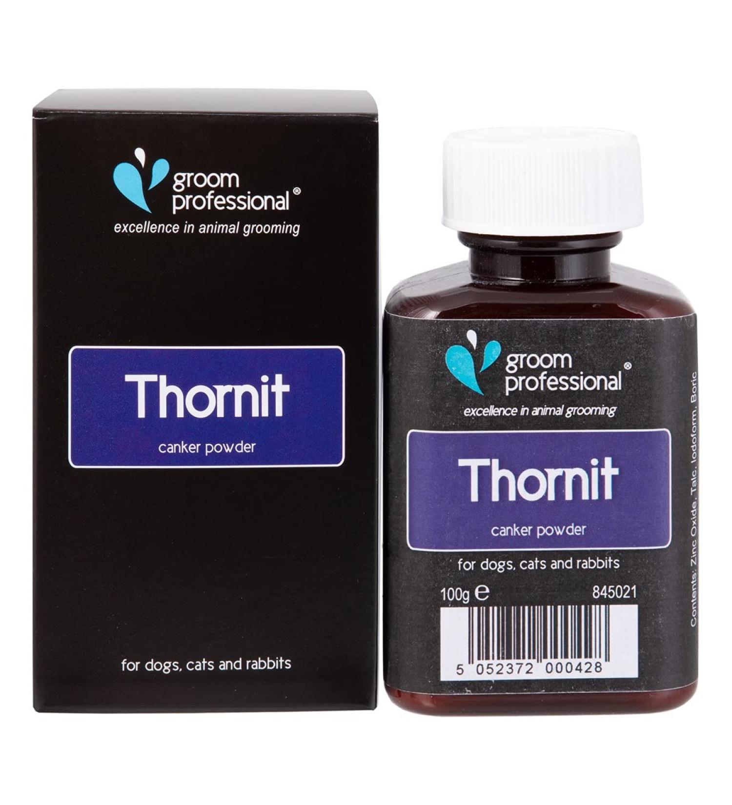 Groom Professional Thornit Ear Canker Powder - Tackles Ear Mites, Large 100g