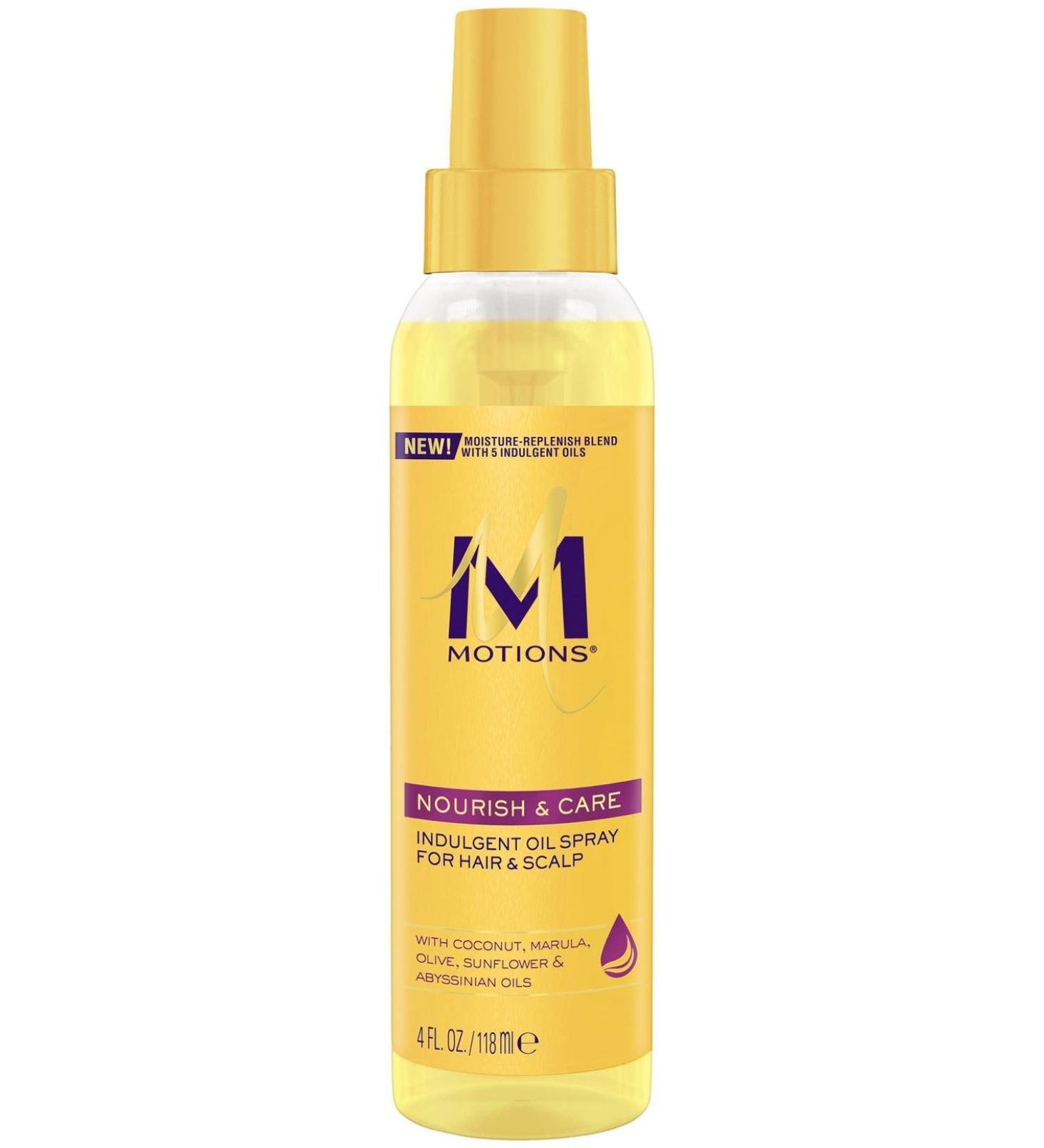 Motions Weightless Daily Oil Spray for Scalp and Hair 4 Ounce
