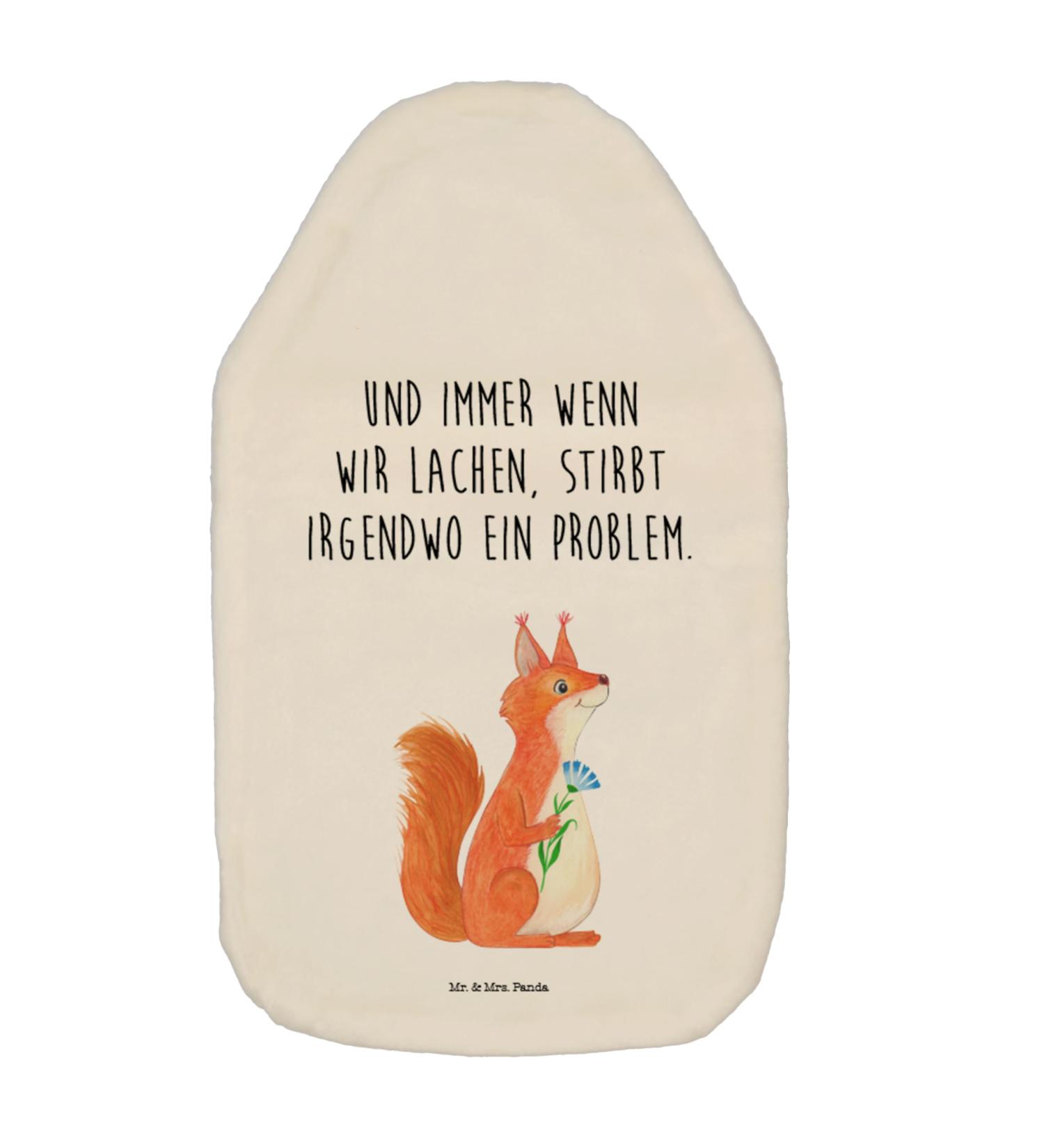 Mr. & Mrs. Panda Squirrel Flower Heat Bottle | Funny Sayings & Positive Quotes | Unique Gift for Good Mood | International Shipping Available - Buy Online on GoSupps.com