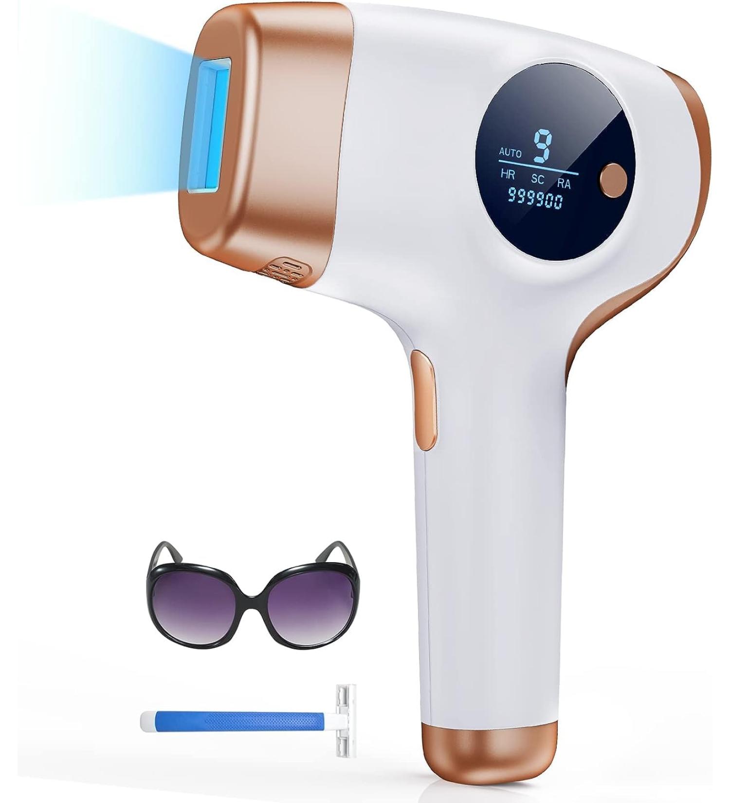 2023 IPL Hair Removal Device | 3-in-1 Laser with 9 Energy Levels | Painless & Permanent for Women & Men - Face Legs Body - Buy Online on GoSupps.com