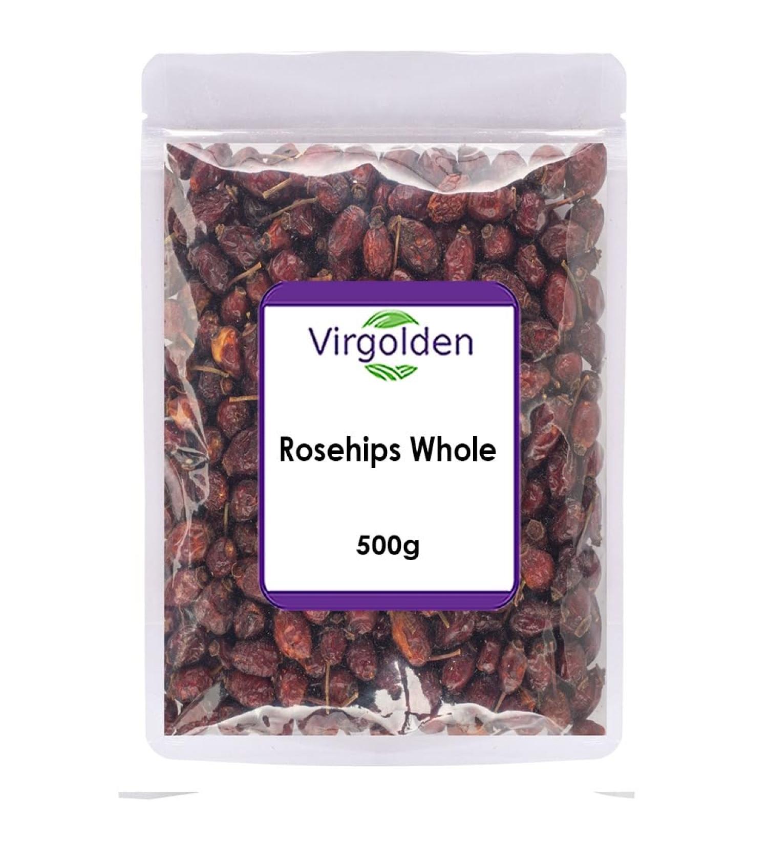 Rosehips Whole 500g by Virgolden - Buy Online on GoSupps.com