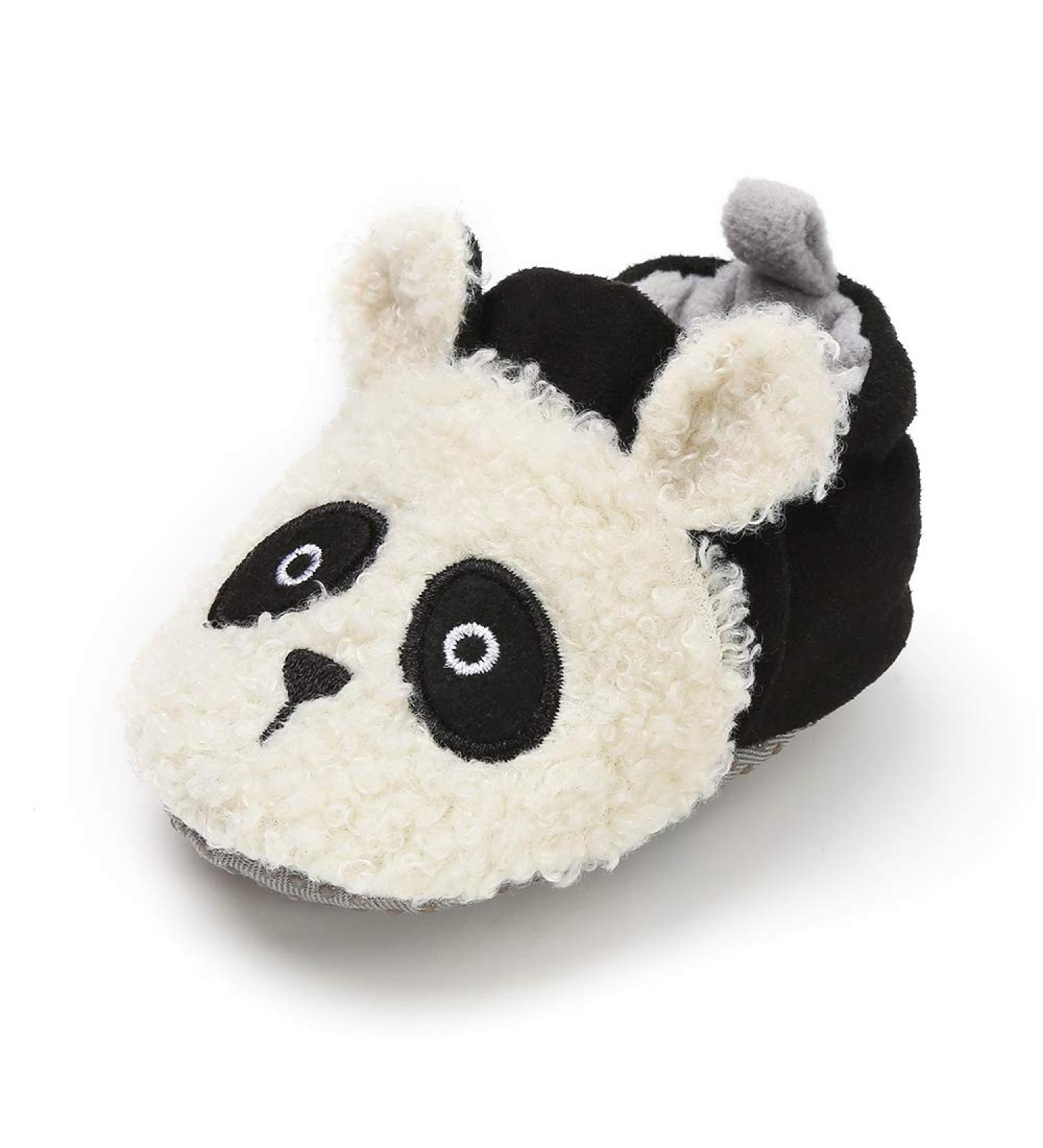 LACOFIA Baby Anti-Slip Soft Sole Winter Booties 3-6 Months - White Panda - Buy Online on GoSupps.com