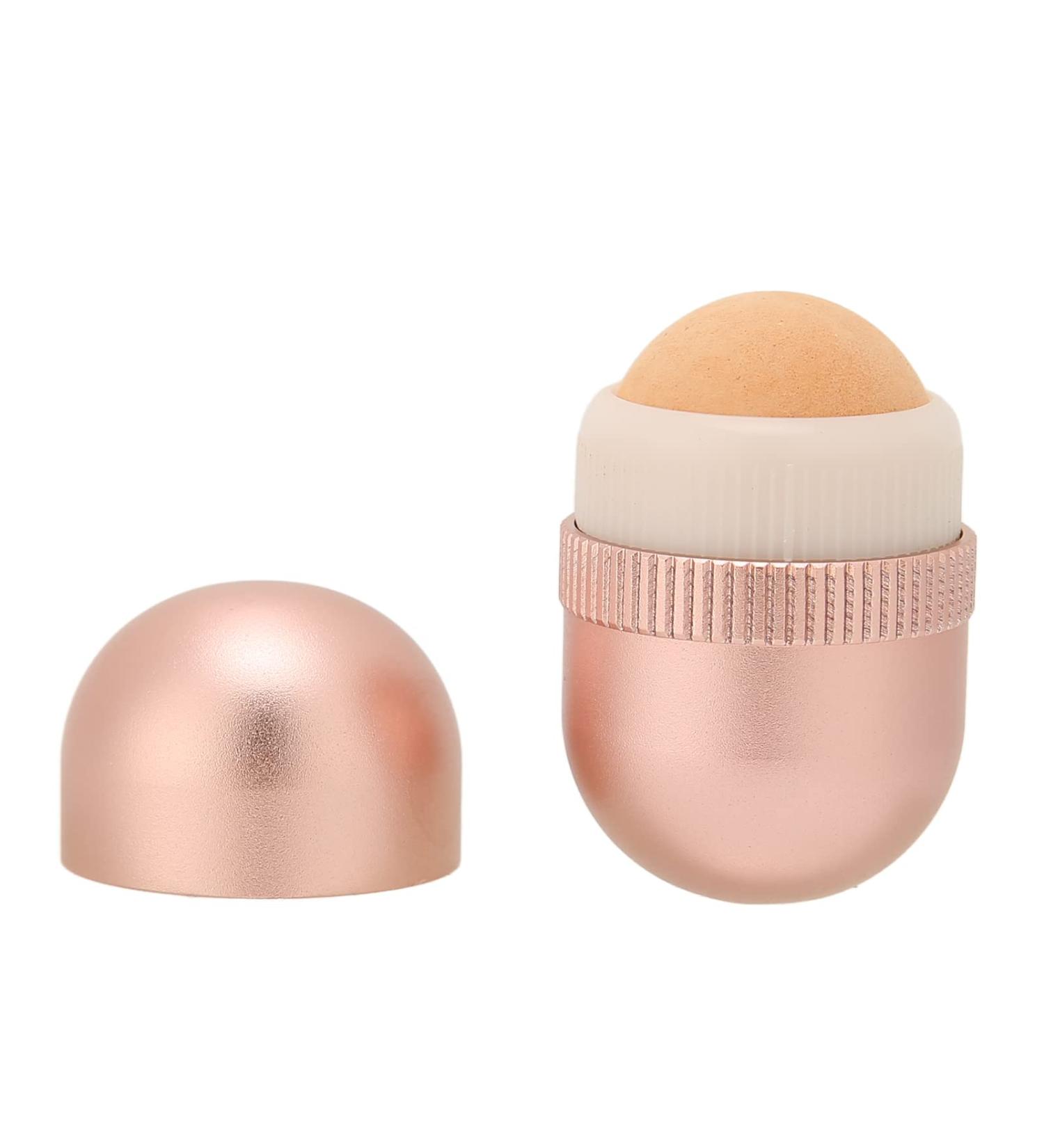 Oil Absorbing Face Roller | Reusable Mini Volcanic Roller for Oily Skin | Portable Facial Massage Tool - Buy Online on GoSupps.com