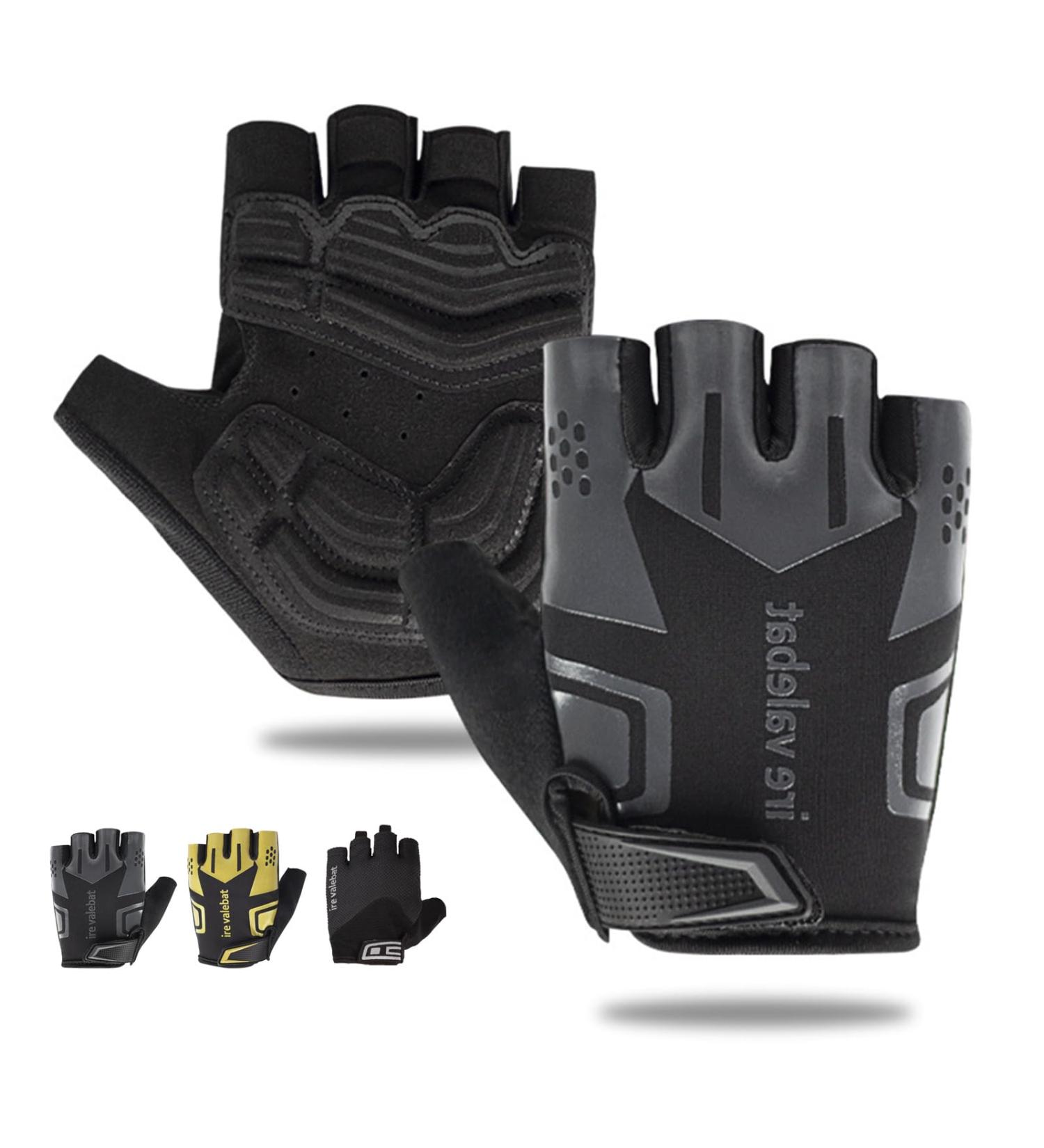 Buy Moorle Summer Bicycle Gloves for Men & Women - Shock-Damping Breathable & Half-Finger MTB Sports Gloves - Perfect for Fitness & Cycling - Buy Online on GoSupps.com
