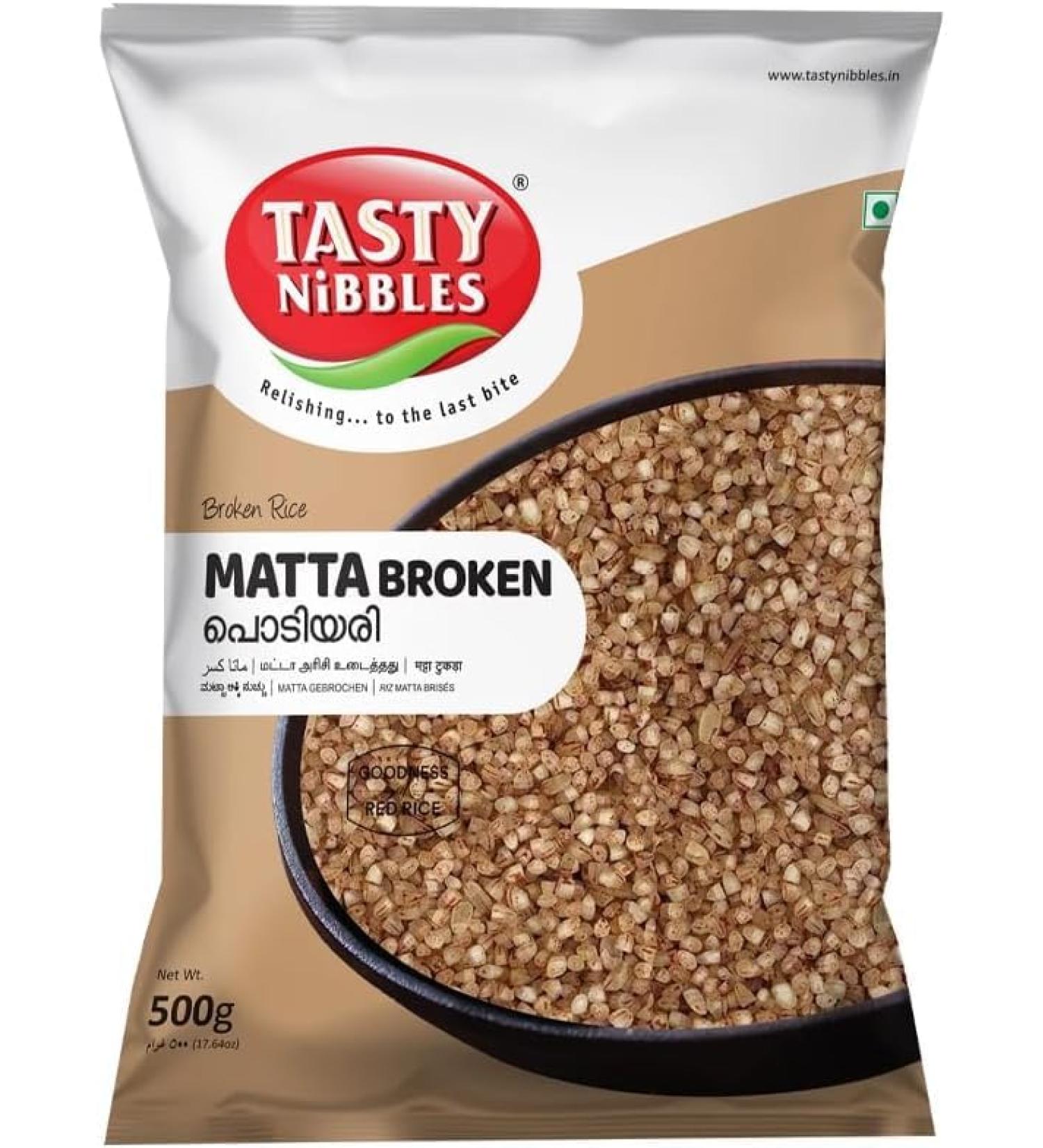 Tasty Nibbles Palakkadan Matta Broken Red Rice Healthy Nutritious Indian Origin 500G (Pack of 1) - Buy Online on GoSupps.com