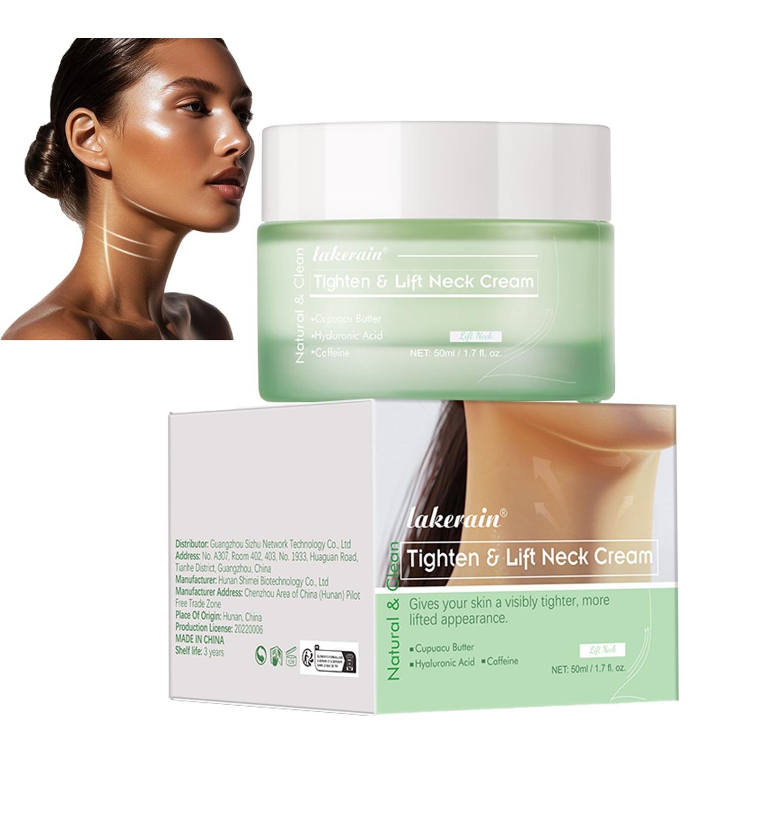 50ML Tighten and Lift Neck Cream Neck Firming Cream Anti-Aging Neck Cream Anti Wrinkle Moisturizing Neck Cream Smoothing Double Chin Neck Cream Neck Firming Cream Tightening Lifting Sagging Skin - Buy Online on GoSupps.com