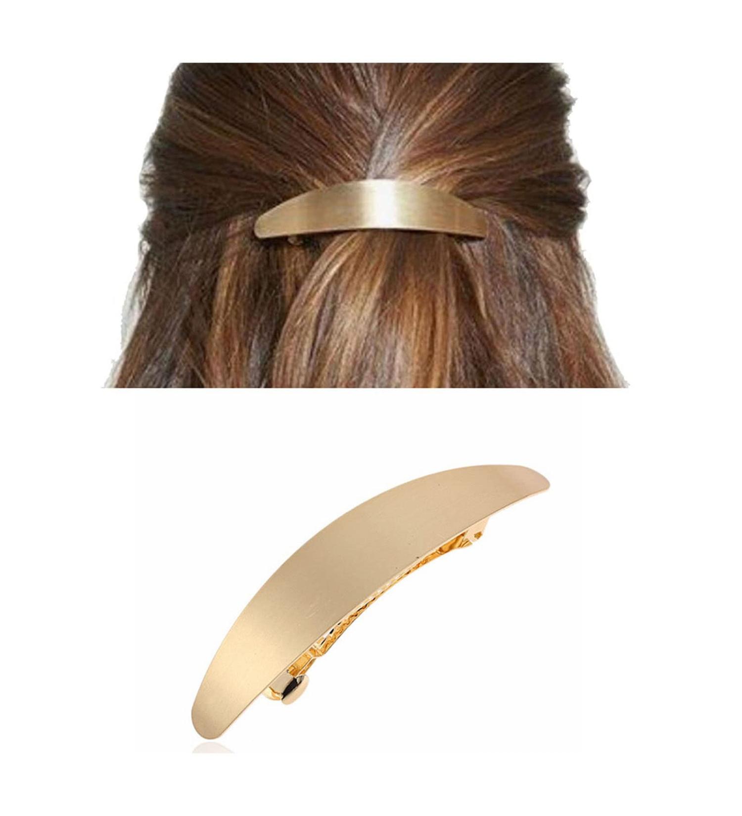 Andelaisi Vintage Oval Hair Clip Barrettes - Geometric French Hairclip for Women and Girls - Buy Online on GoSupps.com