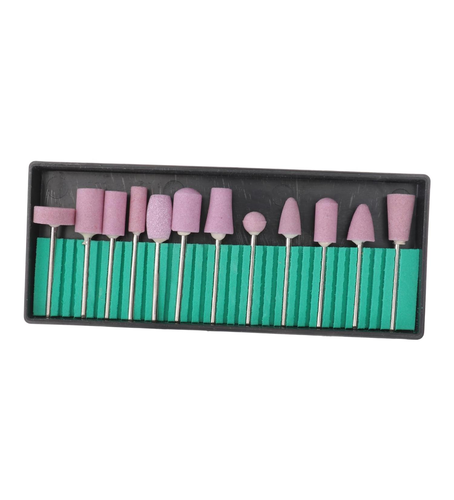 Beaupretty Faux Nails 12 1 round cones grinding nail drill bits manicure tool cuticle bit for nail drill nail grinding head nails drill bits nail drill tool manicure drill bits set electric - Buy Online on GoSupps.com