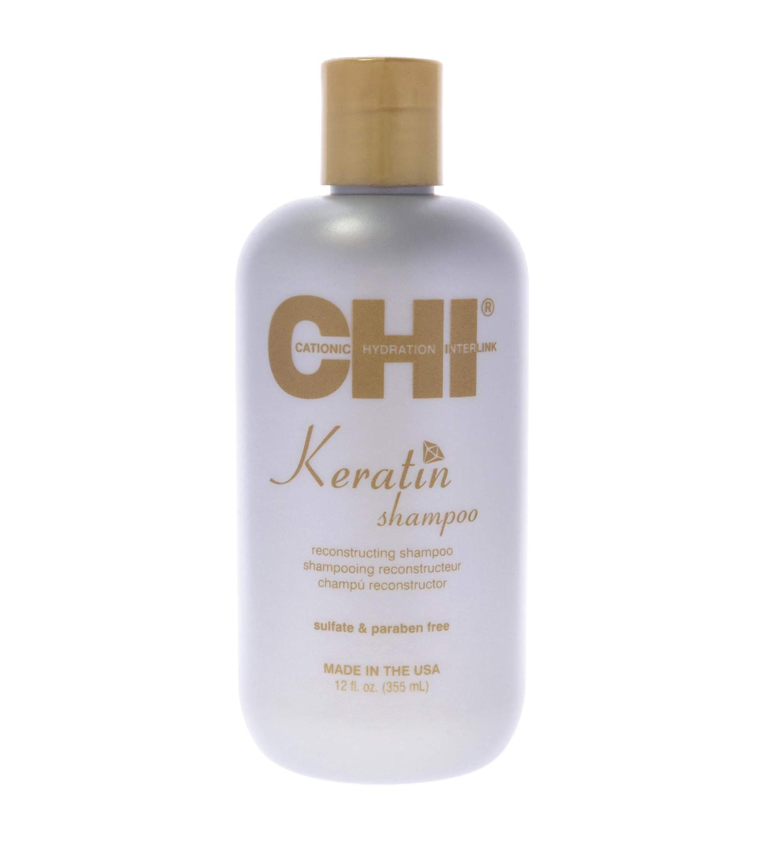 CHI Keratin Reconstructing Shampoo Gray 12 Fl Oz - Pack of 1 - Buy Online on GoSupps.com