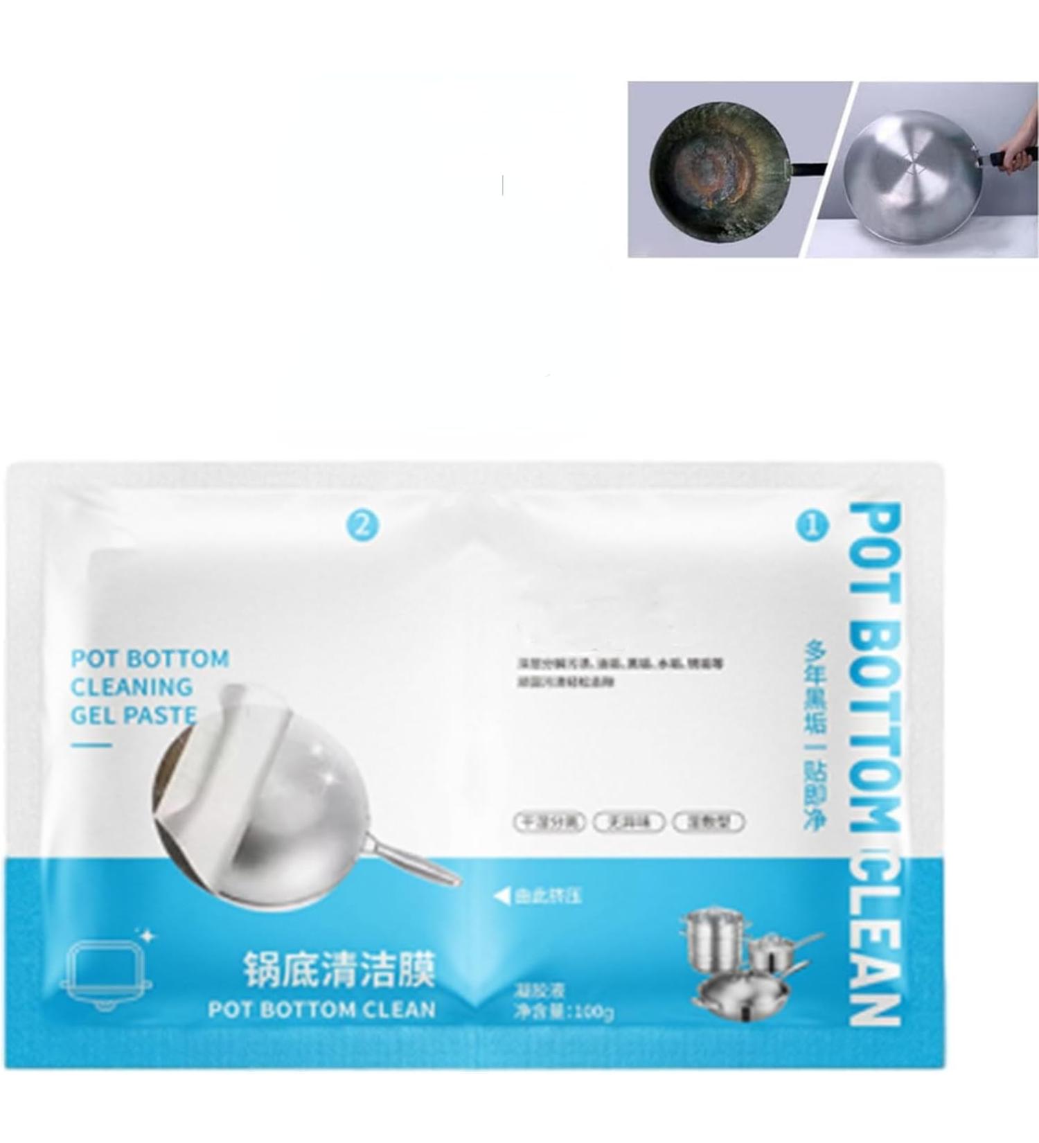 Pot Bottom Cleaning Gel Paste Oven Cleaner Stainless Steel Cleaner for Pots (1 Pcs) - Buy Online on GoSupps.com