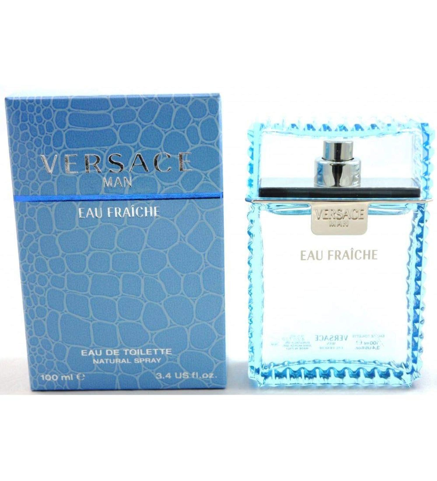 Versace Man Eau Fraiche Eau De Toilette Spray for Men by Gianni 3.4 oz / 100 ml