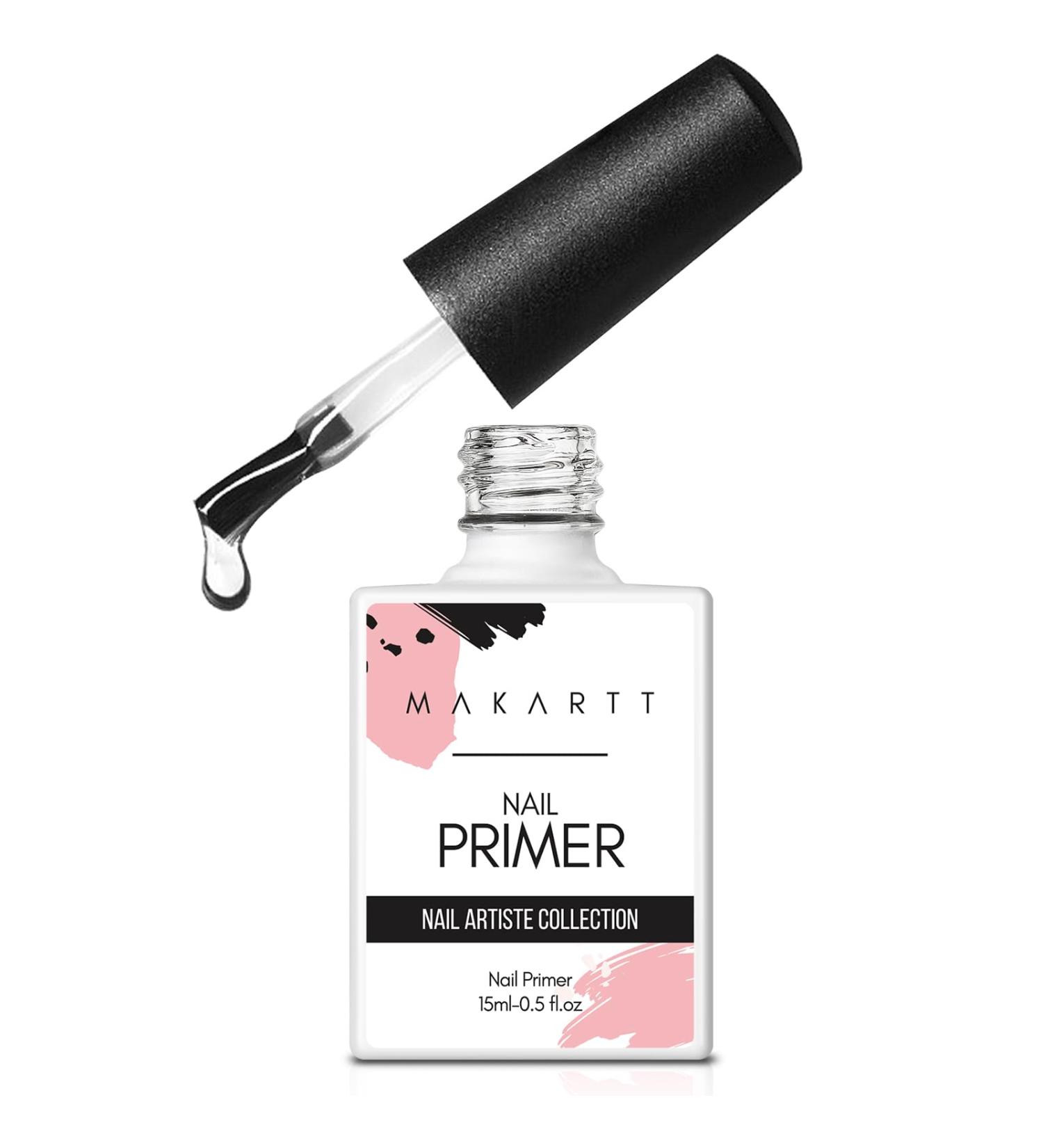 Makartt Nail Primer No Lift Nail Primer for Acrylic Nails 15ml Nail Primer Prep for Gel Nail Polish Dipping Powder Nail Art Fast Dry Acid Free Gel Nail Primer Home Salon Manicure Clear-15ml Nail Primer - Buy Online on GoSupps.com