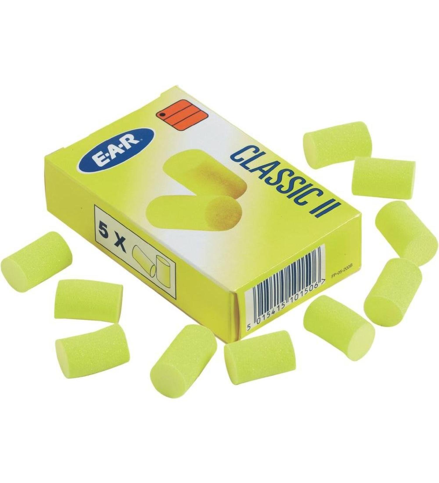 Buy EAR Classic II - 5 Pairs of Premium Earplugs for Comfortable Listening | International Shipping Available - Buy Online on GoSupps.com
