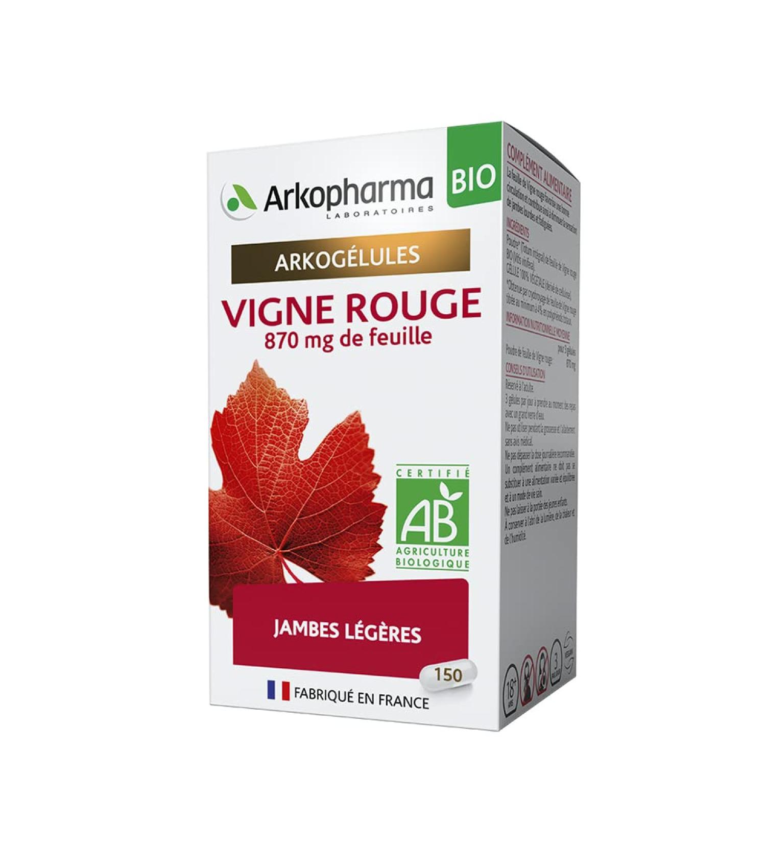 Arkopharma Arkocaps Organic Red Vine 150 Capsules