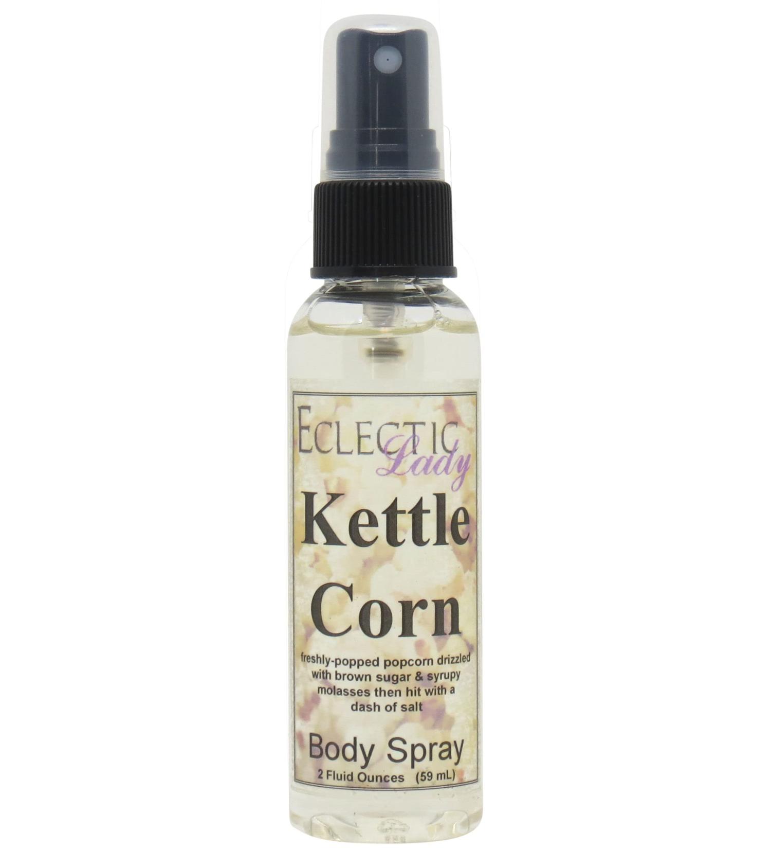 Kettle Corn Body Spray (Double Strength) 4 ounces Body Mist for Women with Clean Light & Gentle Fragrance Long Lasting Perfume with Comforting Scent for Men & Women Cologne with Soft Subtle 4 Fluid Ounces (Double Strength) - Buy Online on GoSupps.com