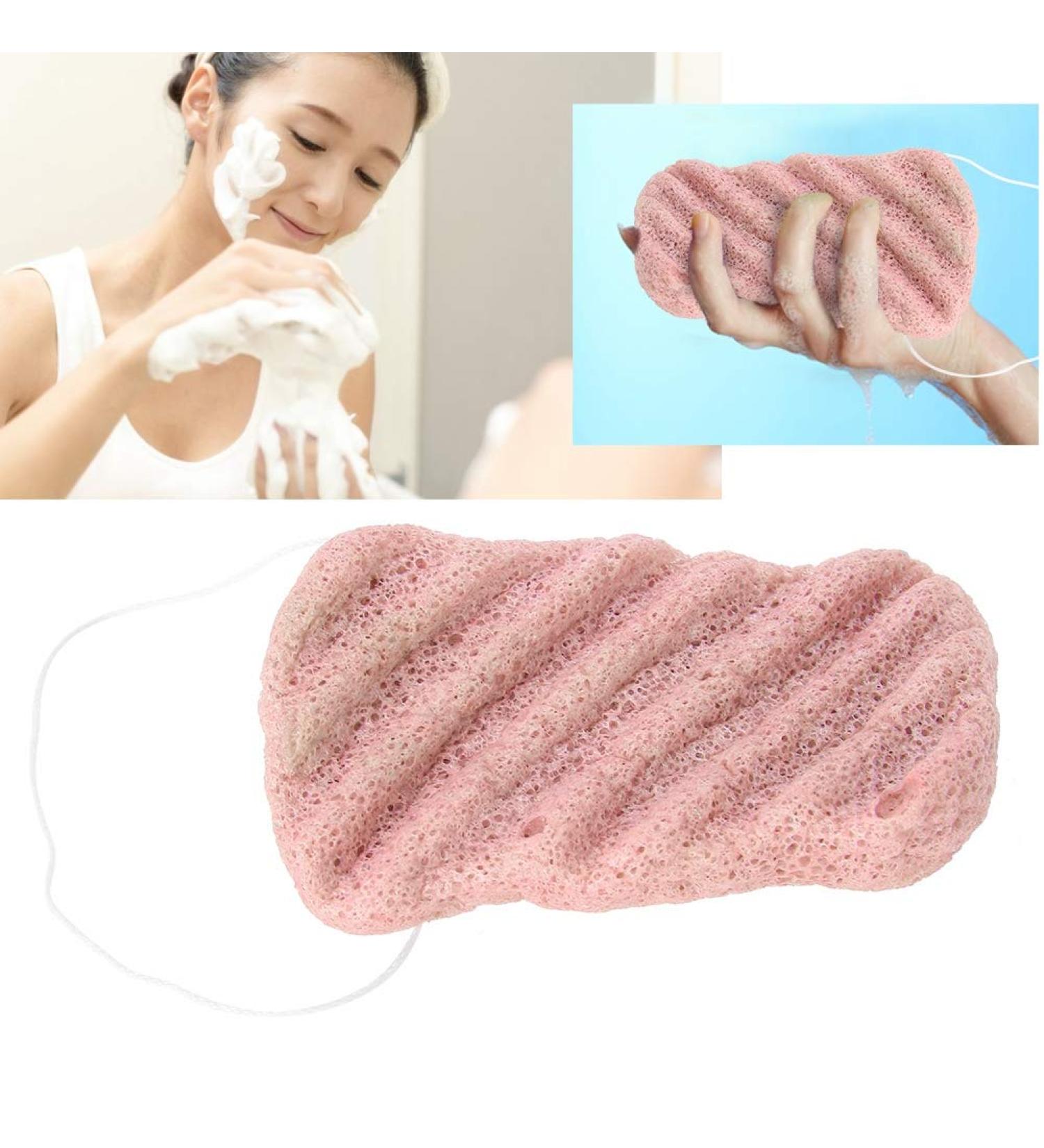 Konjac Bath Sponge - Gently Cleanses for Softer, Radiant Skin | Body Sponge for Shower & Bath - Buy Online on GoSupps.com