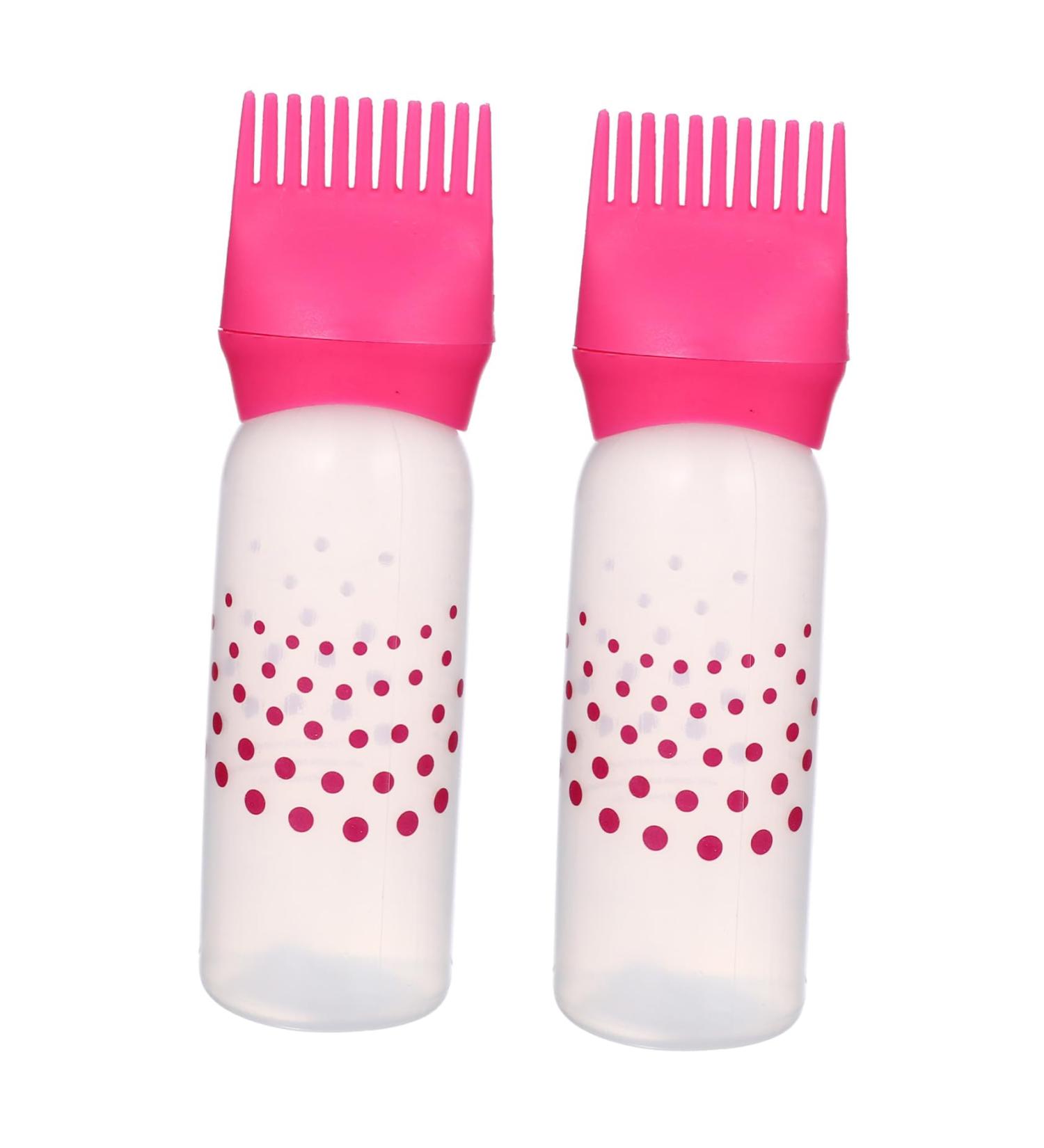 SOIMISS 2 pi ces Bouteilles de Teinture pour Cheveux avec Graduation Applicateurs Peigne pour Salon et Usage Maison Flacons Plastiques pour Coloration Pr cise - Buy Online on GoSupps.com