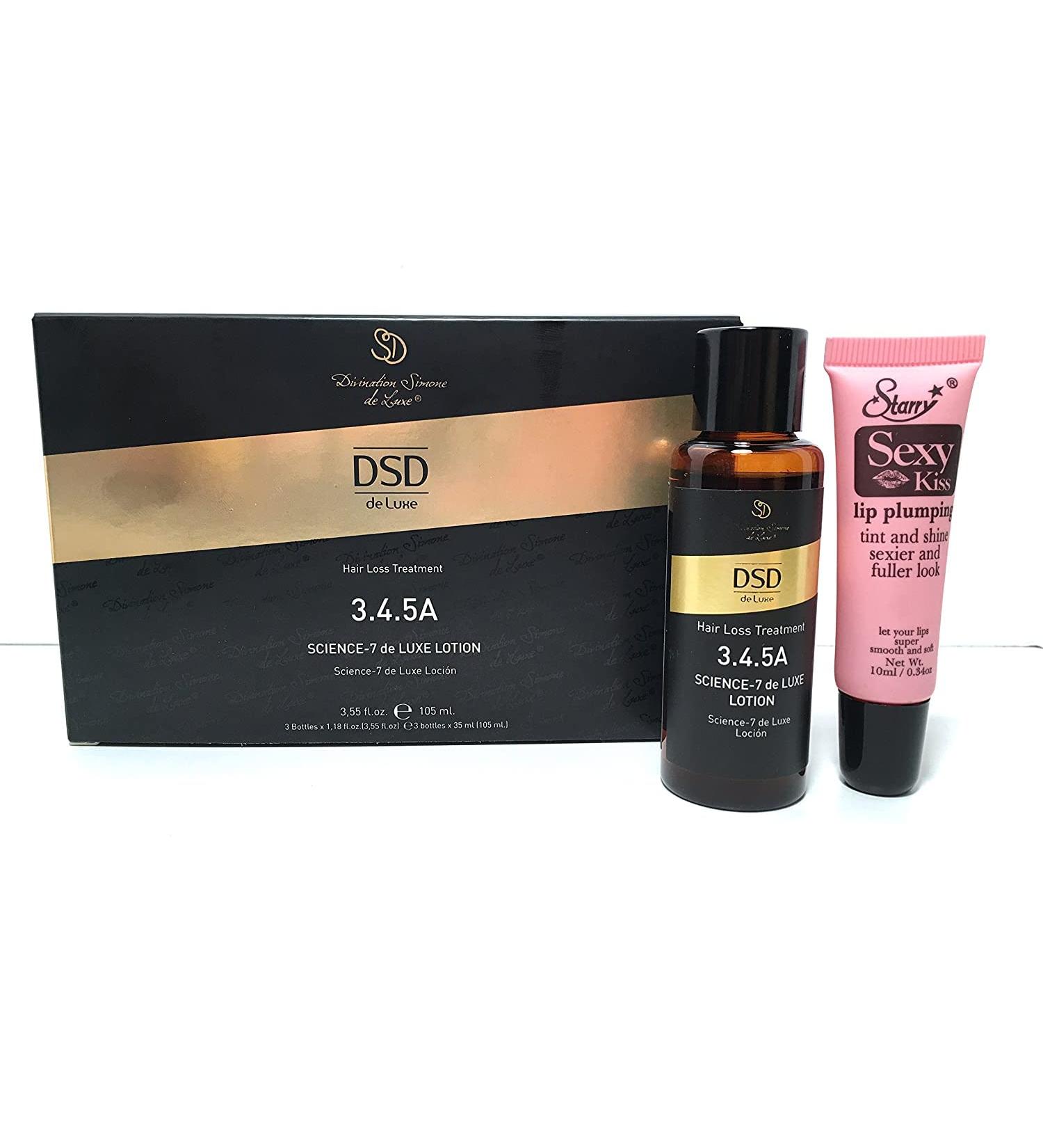 Divination Simone de Luxe Hair Loss Treatment - 3 Bottles x 1.18 fl oz | Antioxidant & Vitamin Complex for Healthy Hair - Buy Online on GoSupps.com