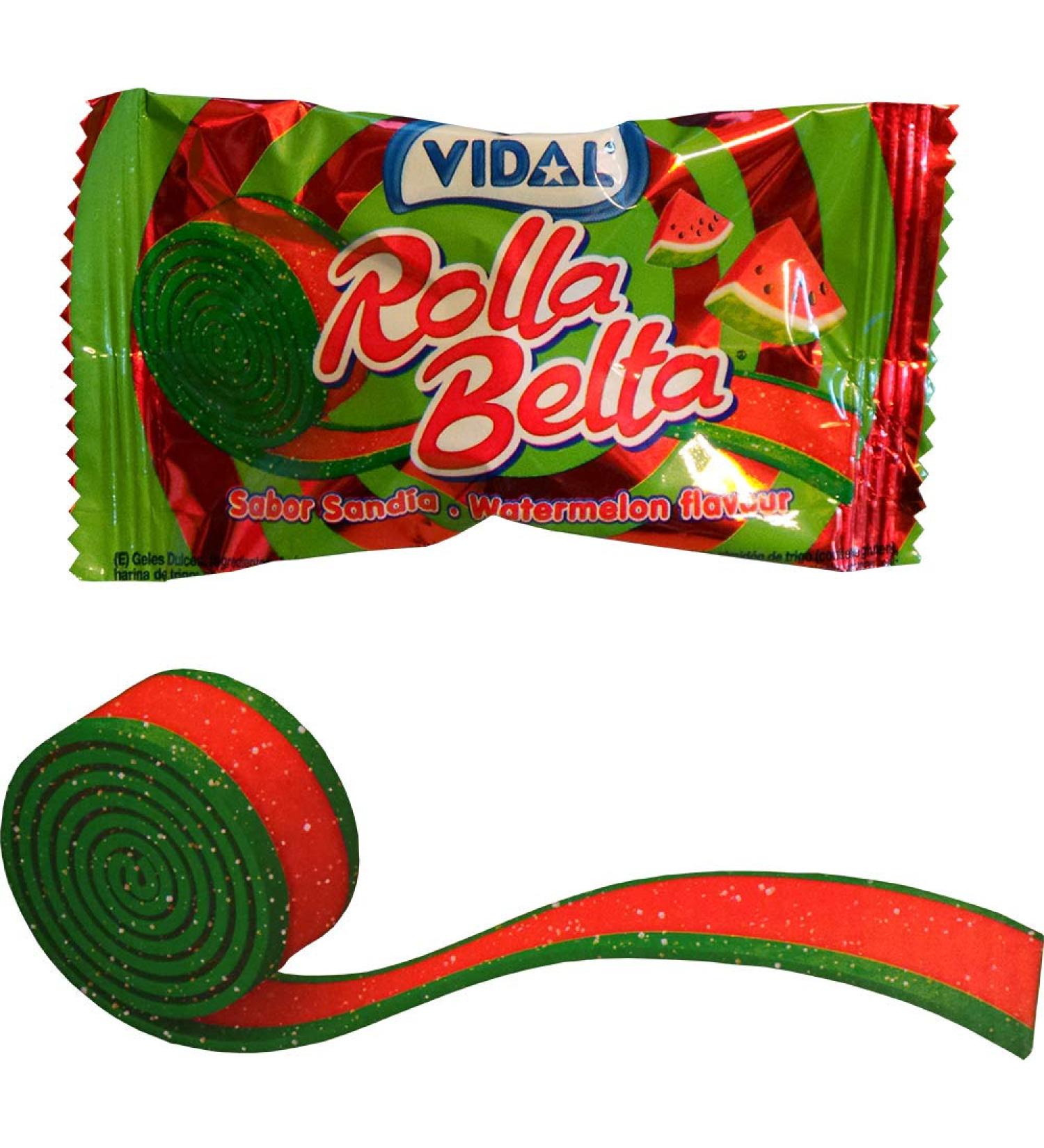 Watermelon Flavour Fizzy Belts (8 Supplied)