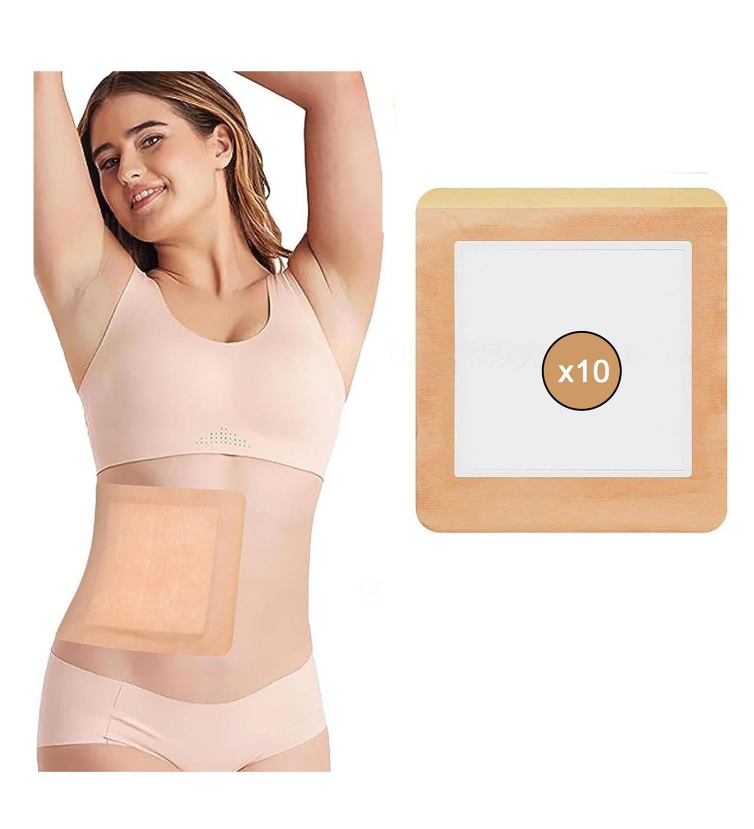 Yuxiaoshi 10-Piece One-Way Secondary Oil Pack | Castor Oil Packs for Liver Detox | Self-Adhesive Organic Cotton Wraps for Daily Use - International Shipping - Buy Online on GoSupps.com