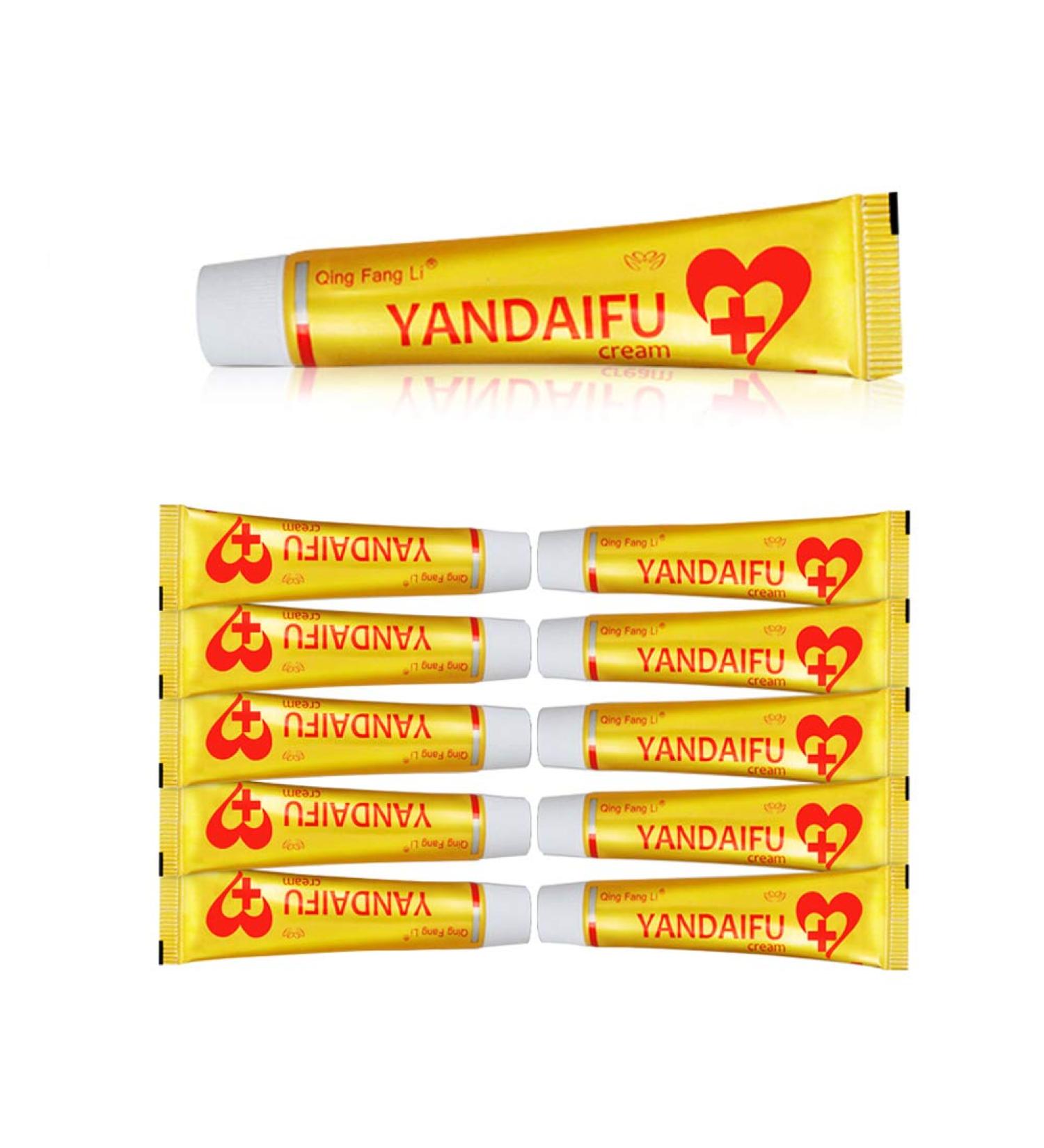 JIAHAO 10 Piece YDF Cream Redness Itchiness Eczema Rosacea Cutitis Skin Health Saver Chinese Herbal Cream - Buy Online on GoSupps.com